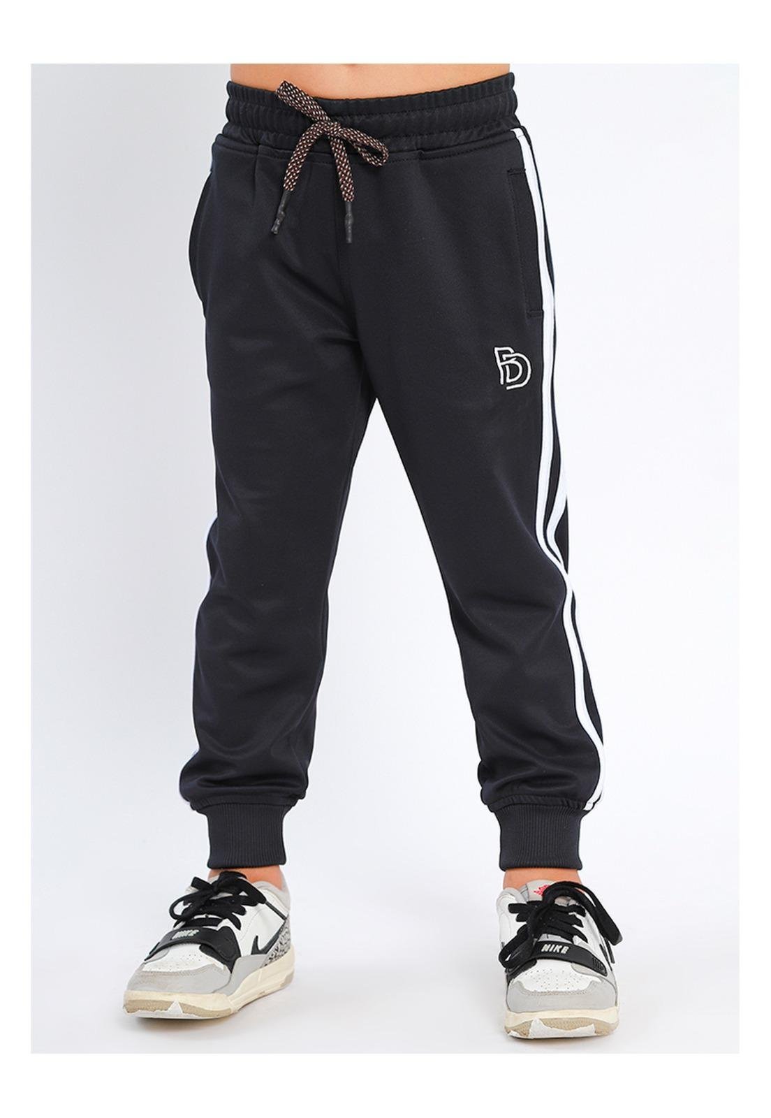 Infantil - Calca Jogger Menino Preto Banana Danger 1 Preto