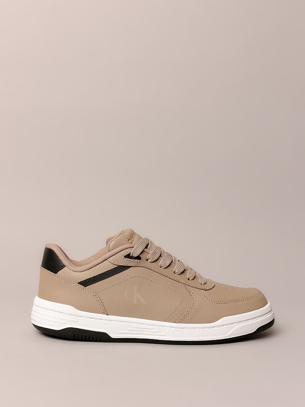 Tênis Masculino Court Calvin Klein Jeans - Caqui Claro Calvin Klein Jeans