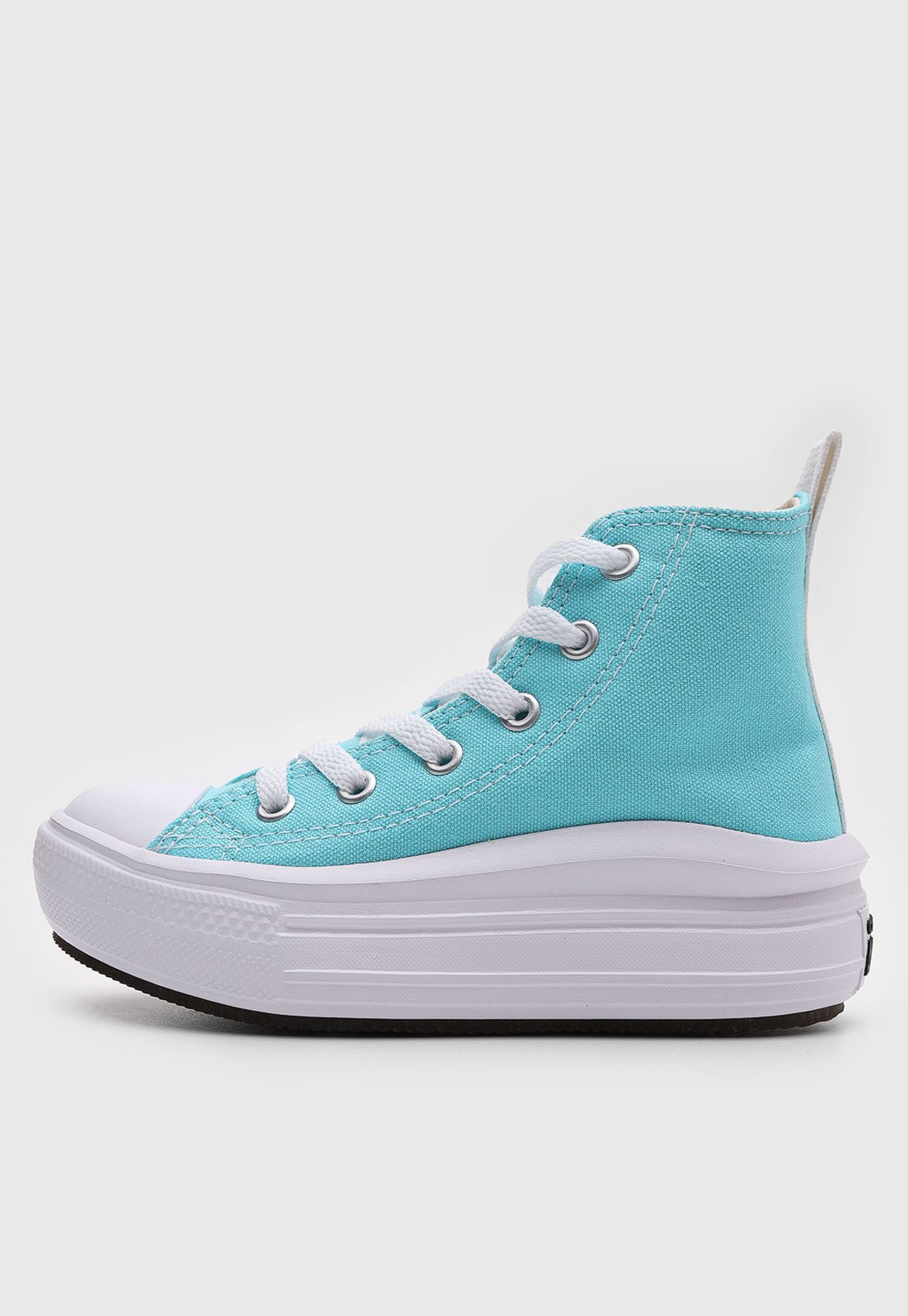 Vista 3 Infantil - Tênis Converse Chuck Taylor All Star Cano Alto rosa Converse rosa