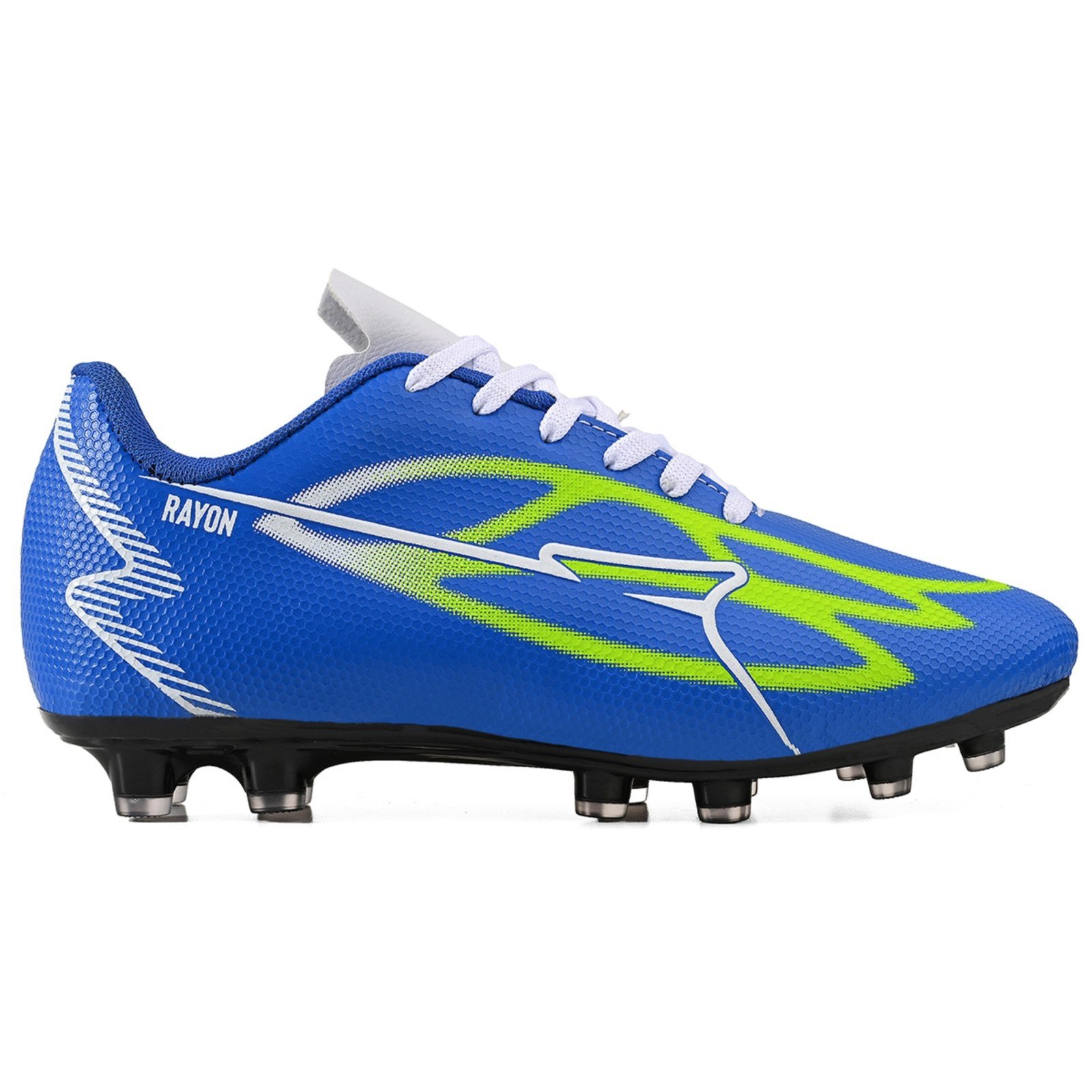 Vista 2 Chuteira de Futebol Masculina Campo Grama Natural Material Sintetico CALCADOS LGHT LIGHT azul natural CALCADOS LGHT LIGHT azul natural