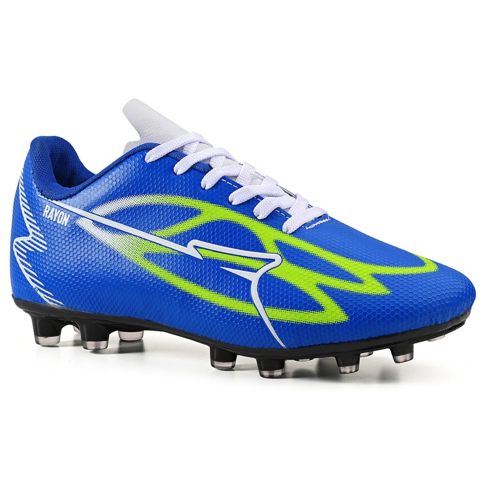 Vista 3 Chuteira de Futebol Masculina Campo Grama Natural Material Sintetico CALCADOS LGHT LIGHT azul natural CALCADOS LGHT LIGHT azul natural