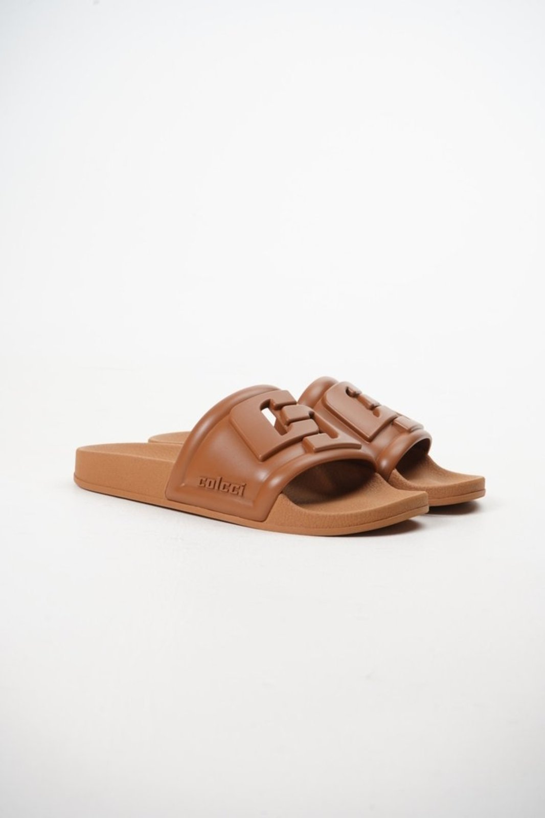 Chinelo Slide Colcci Techfit Praia Original - Marrom