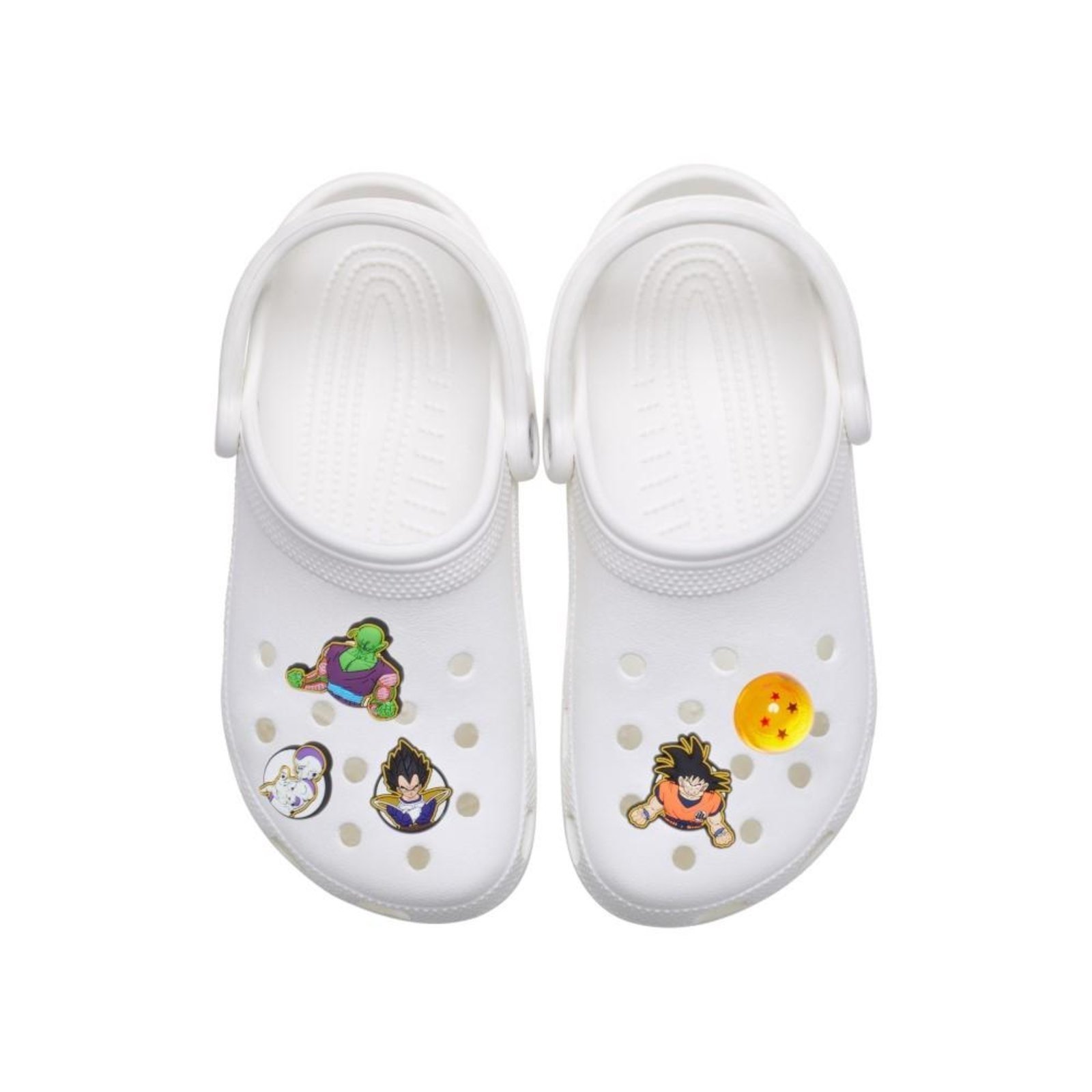 Vista 3 Infantil - Jibbitz™ Dragon Ball Z Pack com 5 Peças UNICO Crocs branco