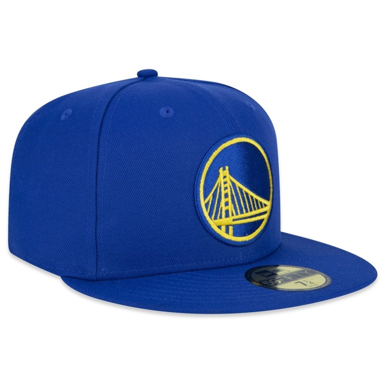 Vista 3 Boné New Era 59fifty Golden State Warriors azul new era azul