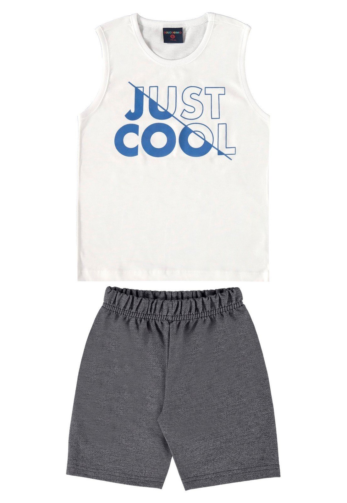 Infantil – Conjunto Just Cool para Menino Guloseima Branco