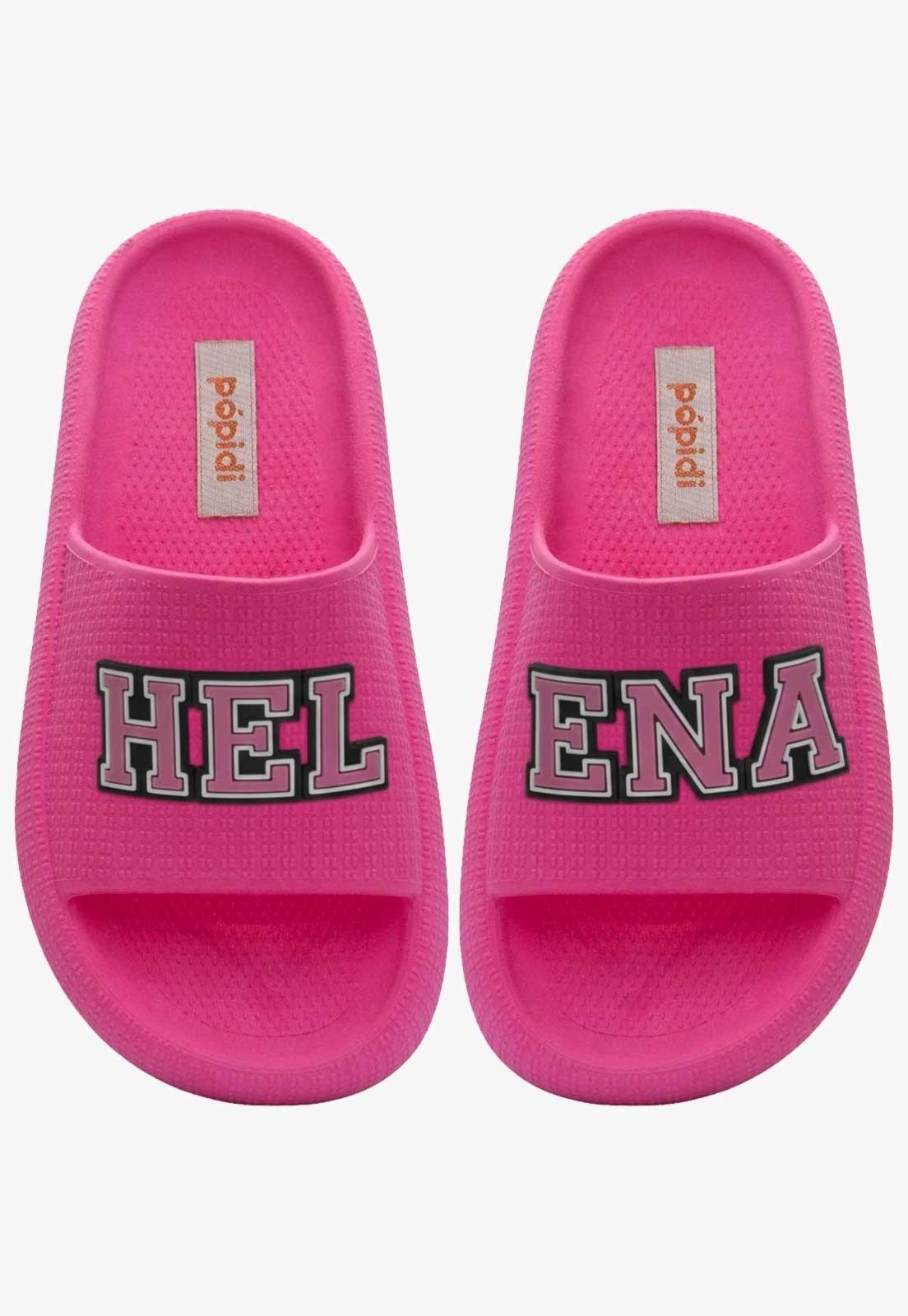 Infantil - Chinelo Pópidi Personalizado HELENA Estilo Nuvem Pink