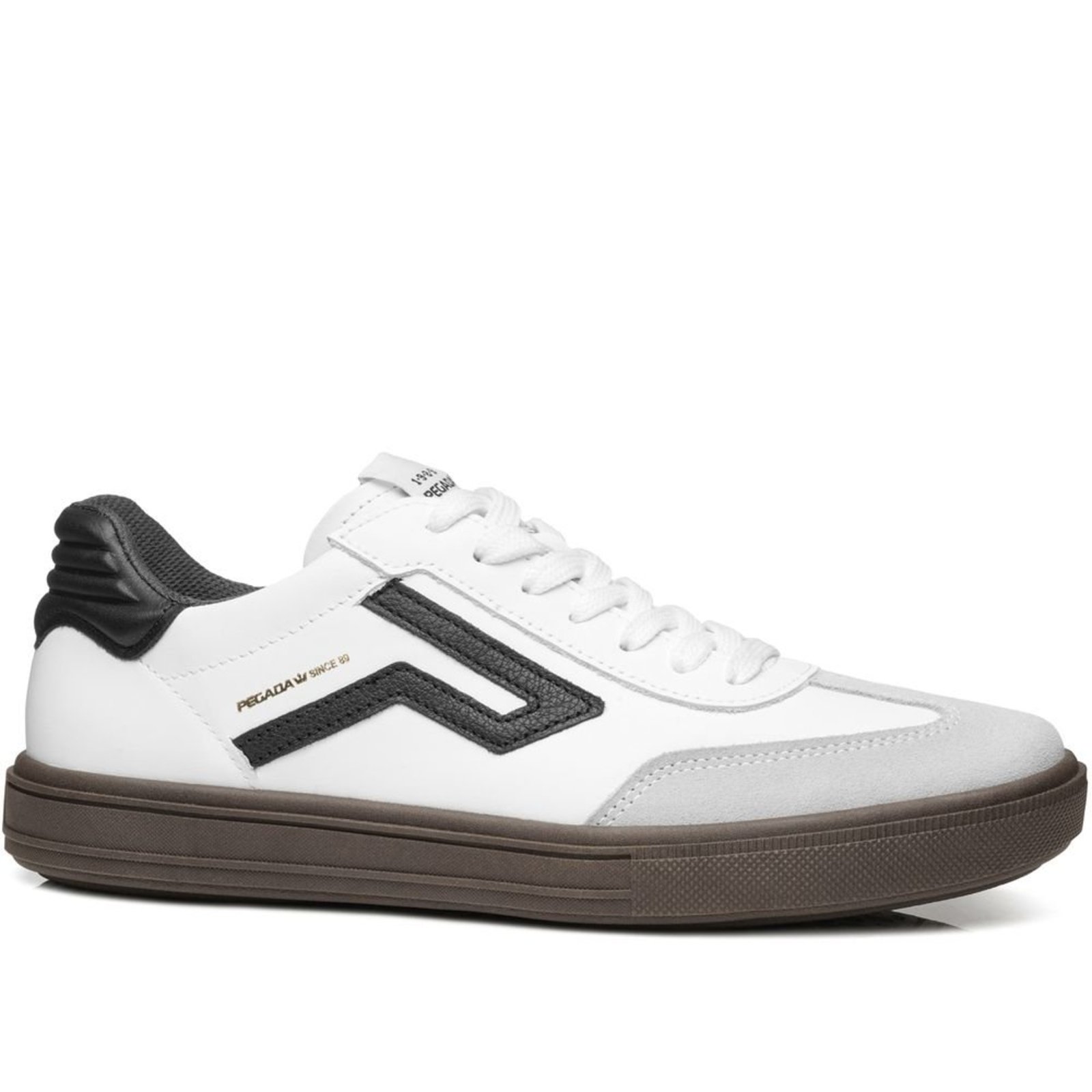 Tênis Casual Pegada Masculino em Couro Branco 111507-02 Tênis Casual Pegada Masculino em Couro Branco 111507-02 39