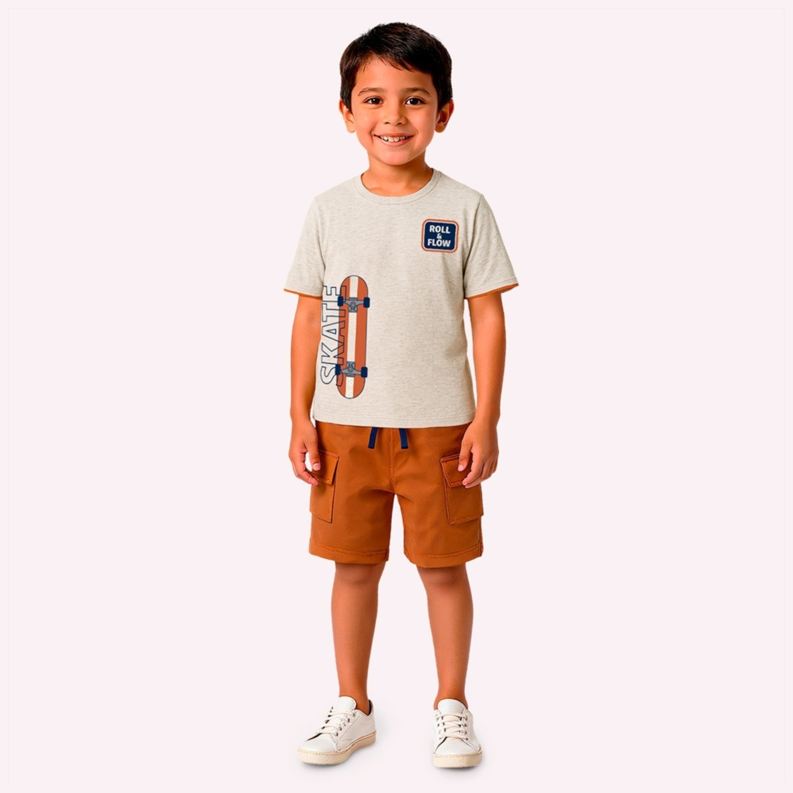 Infantil - Conjunto Skate Menino Kyly