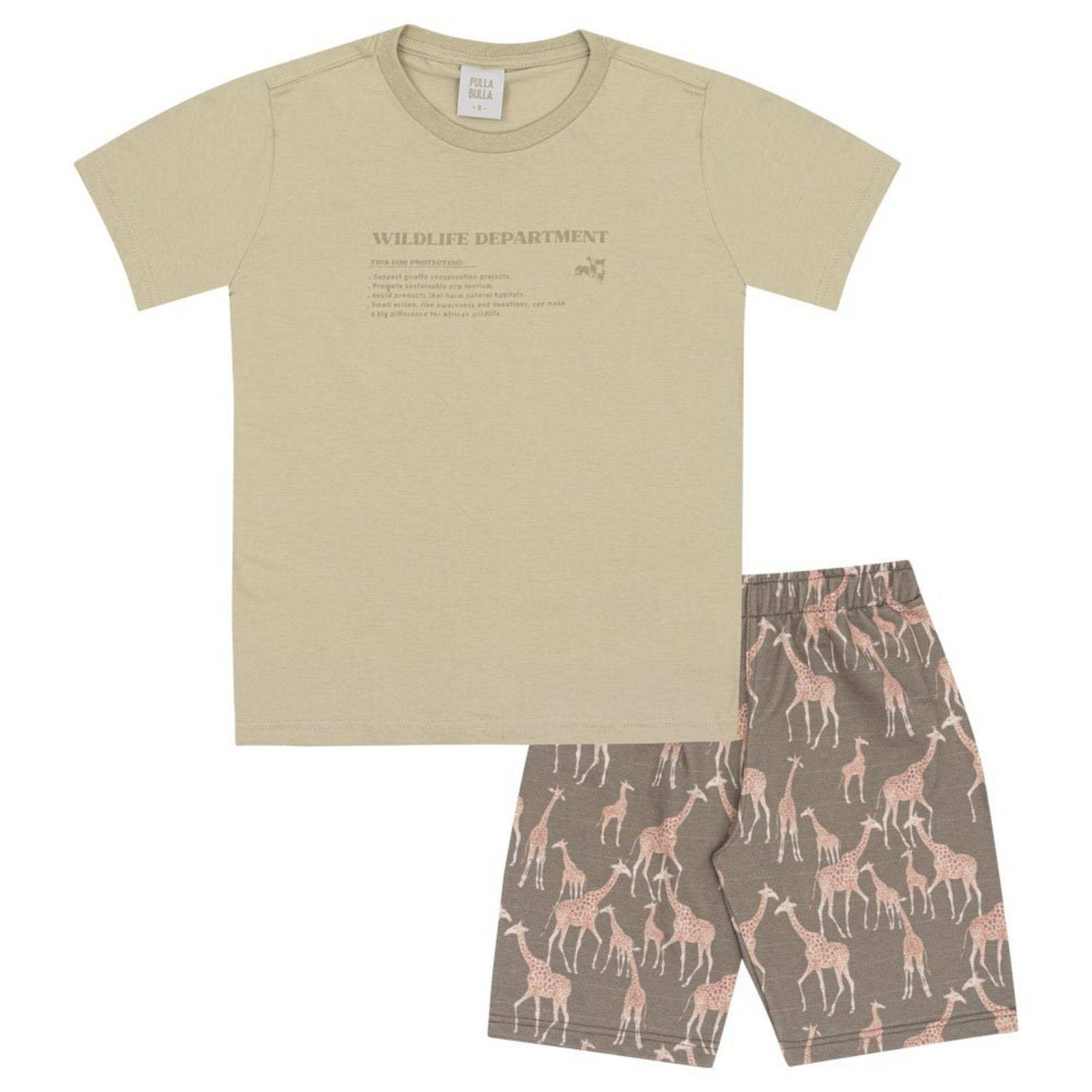 Infantil - Conjunto Verde Pulla Bulla Menino - 53478-1345