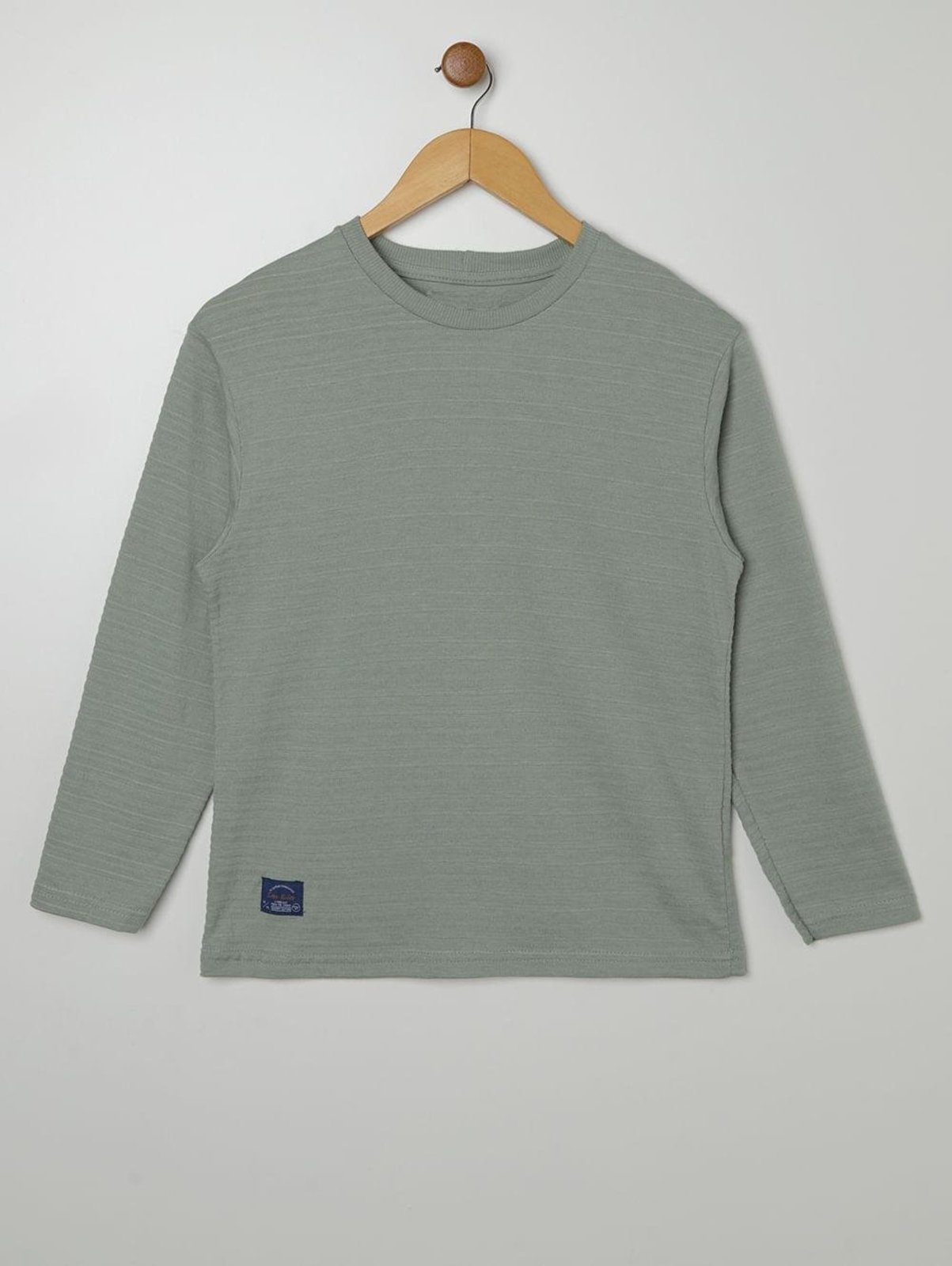 Infantil - Camiseta Manga Longa Vels Juvenil Para Menino- VERDE