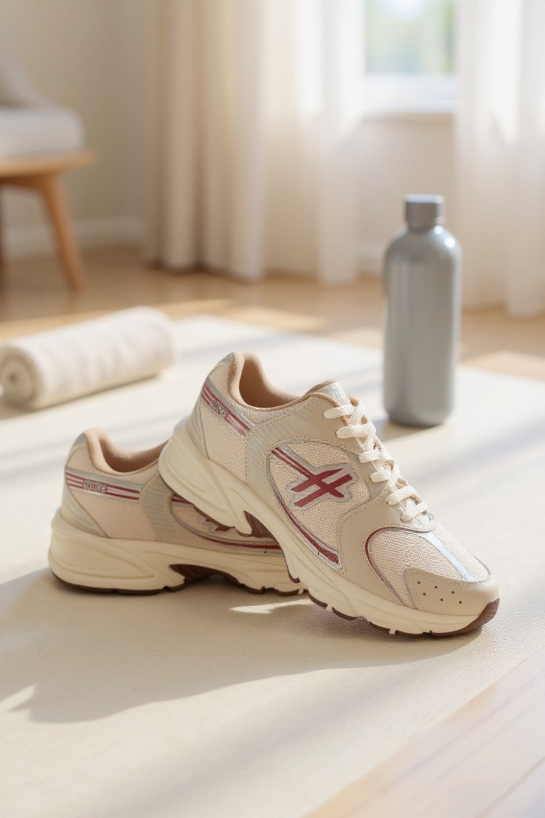 Tênis Feminino New York City Shoes – Levee e Resistente – Academia Adulto Desportivo Amarrar