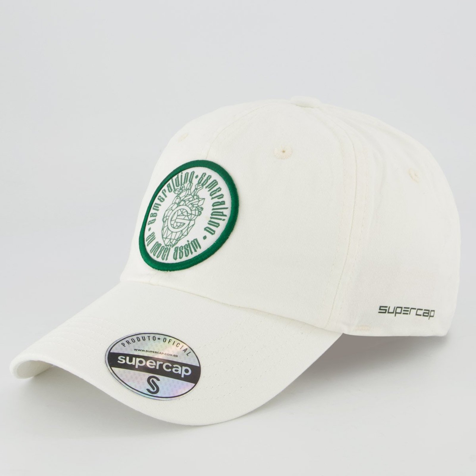 Boné Goiás Logo Branco