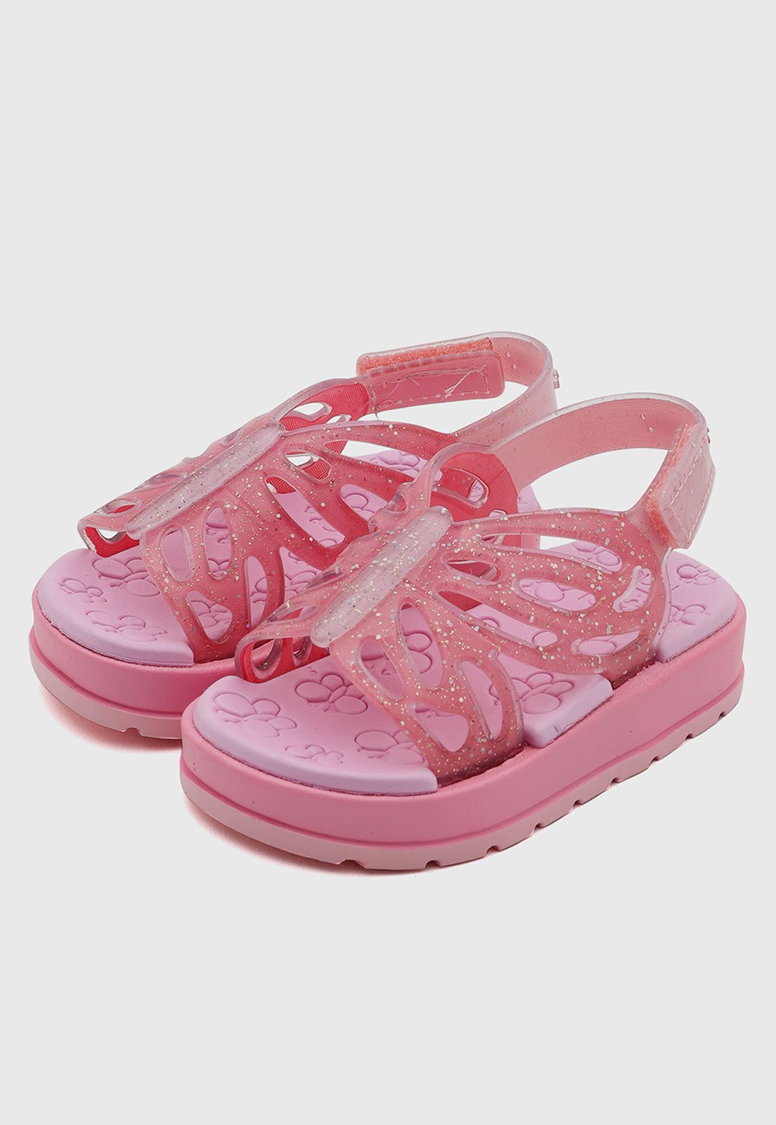 Infantil - Sandália Zaxynina Borboleta Rosa