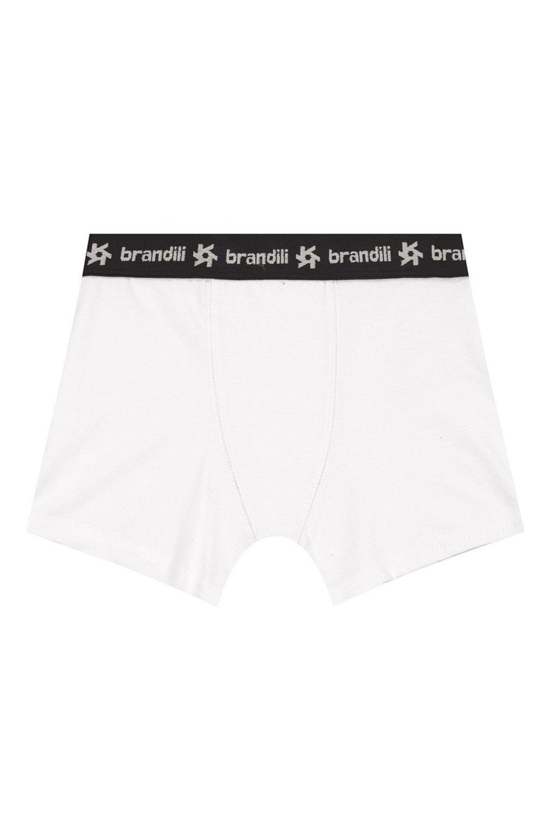 Vista 2 Cueca boxer menino em cotton Brandili azul Brandili azul