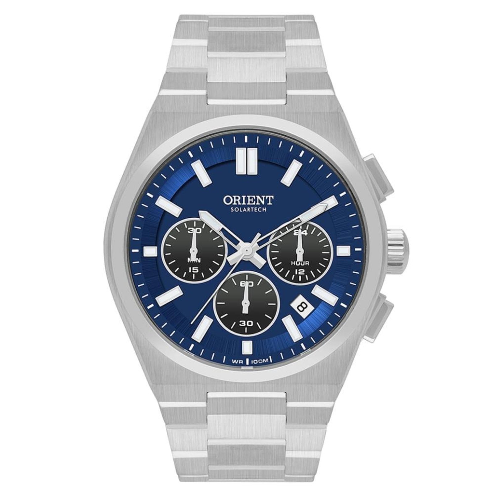 Relógio Masculino Orient Solartech Cronógrafo MBSSC274 D1SX Azul e Preto Azul