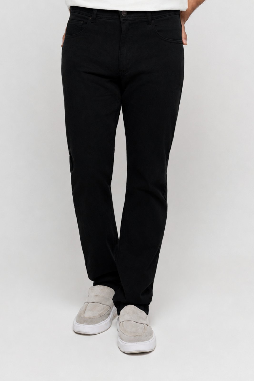 Calça Jeans Masc Roberto Slim Preto