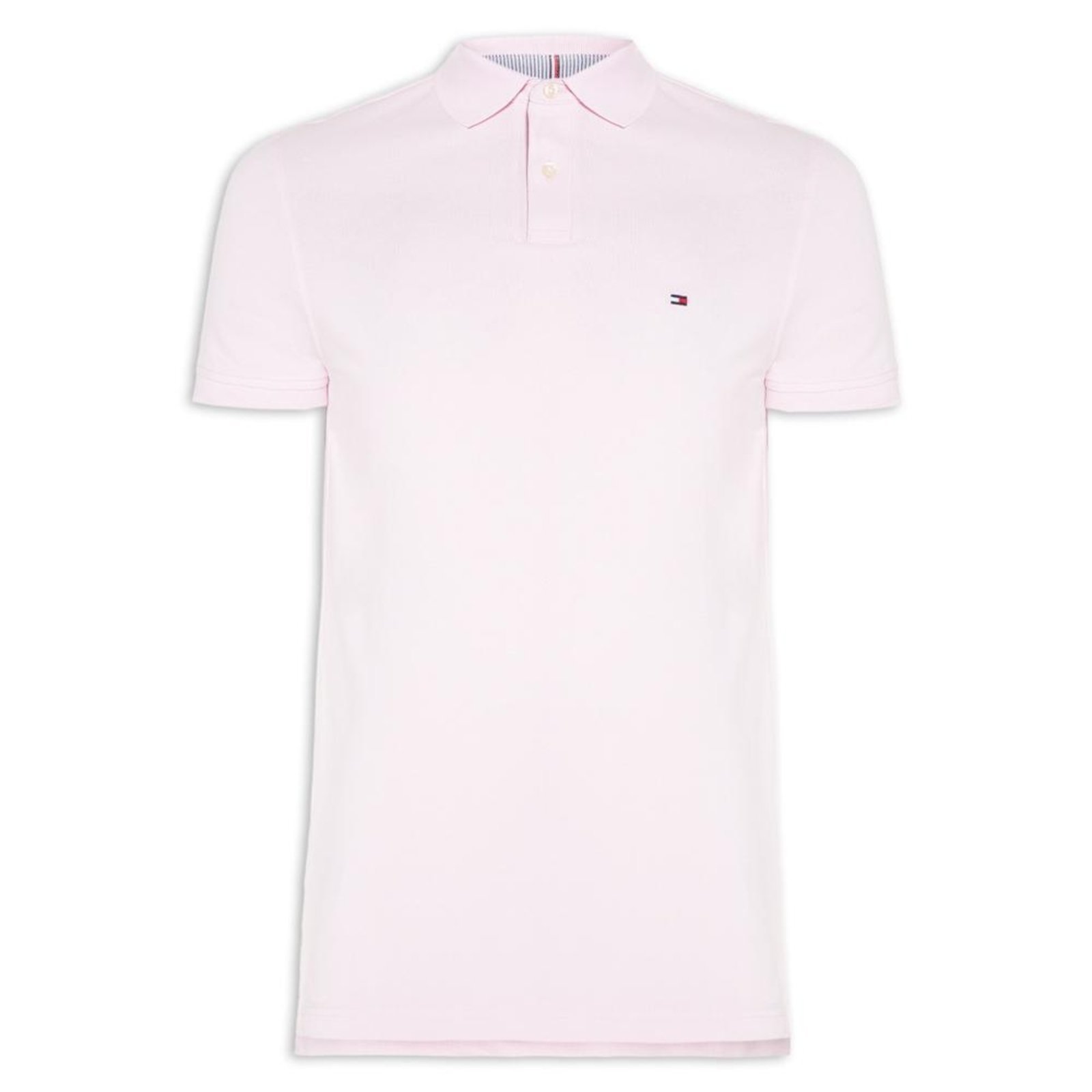 Camiseta Gola Polo Tommy Hilfiger Im 1985 Slim Rosa Claro