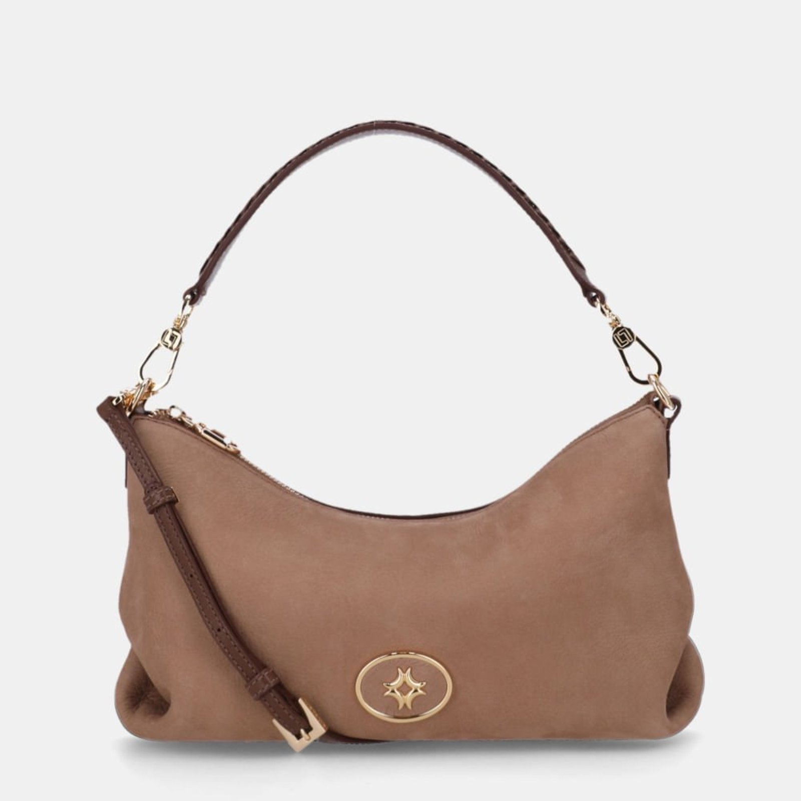 Bolsa Baguete Média Bison Ginger - 2000955 Luz da Lua
