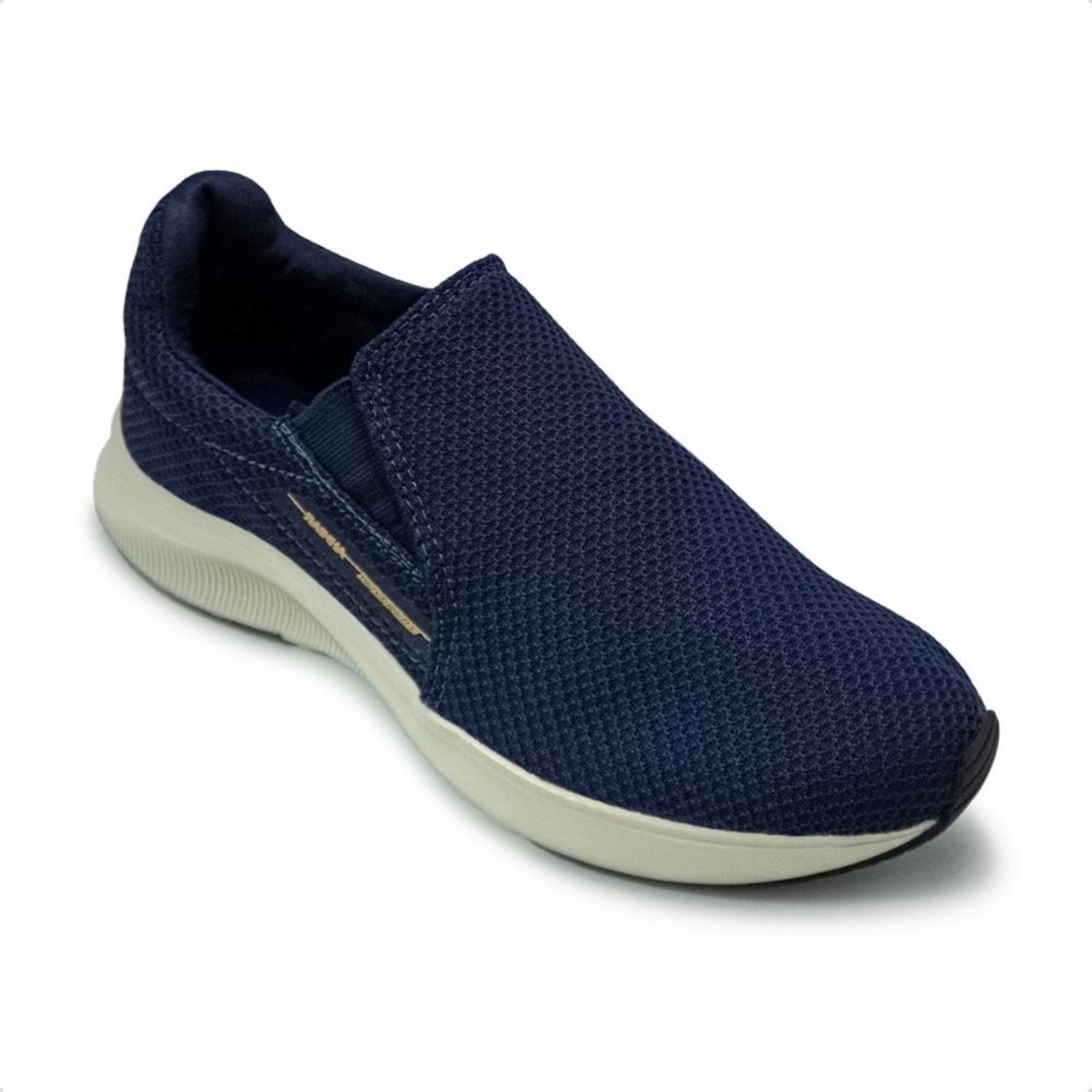 Vista 3 Tênis Rainha Masculino Slip On Back II Casual azul marinho Rainha azul marinho