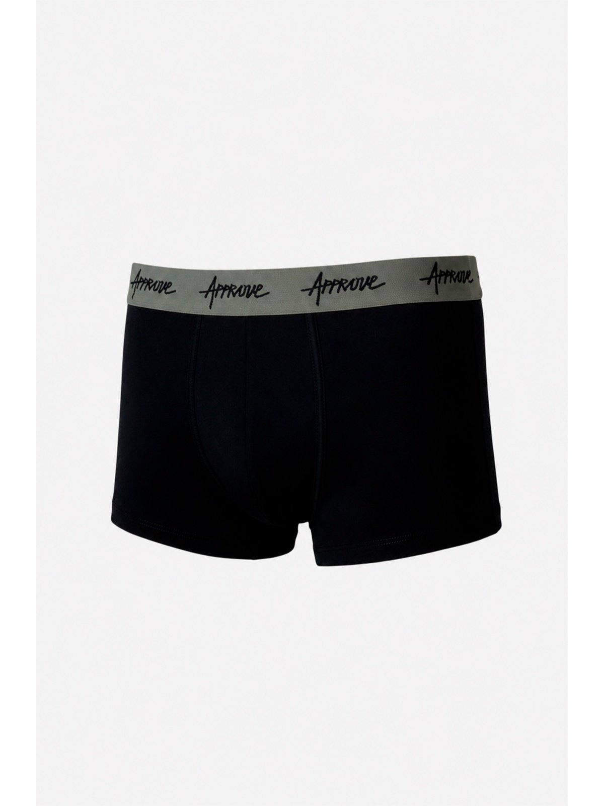CUECA APPROVE UNDERWEAR - PRETO E CINZA