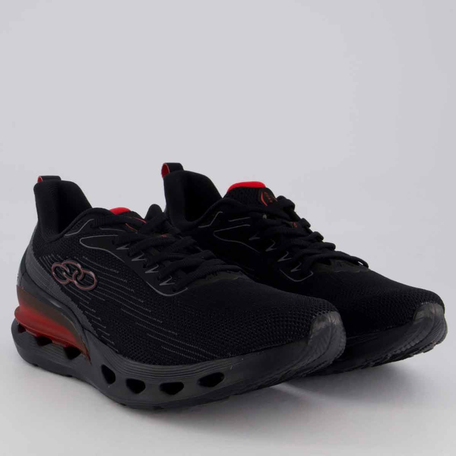 Vista 3 Tênis Olympikus Quartzo e Vermelho preto OLYMPIKUS preto