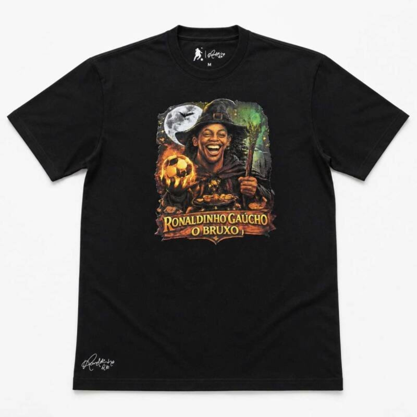 Camiseta Mormaii Ronaldinho Gaúcho - Masculino - Preto