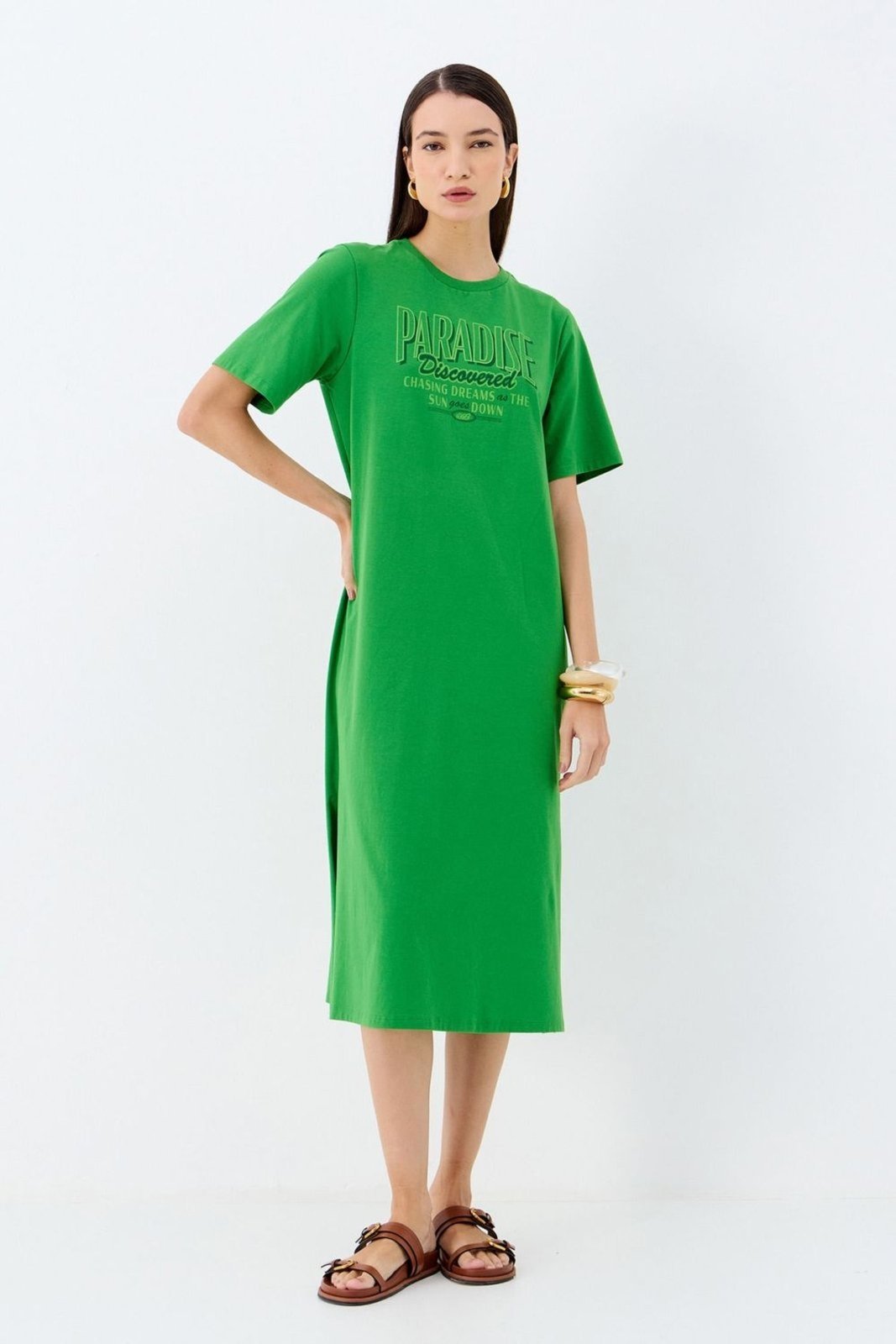 Vestido T-Dress Paradise ACT Feminino