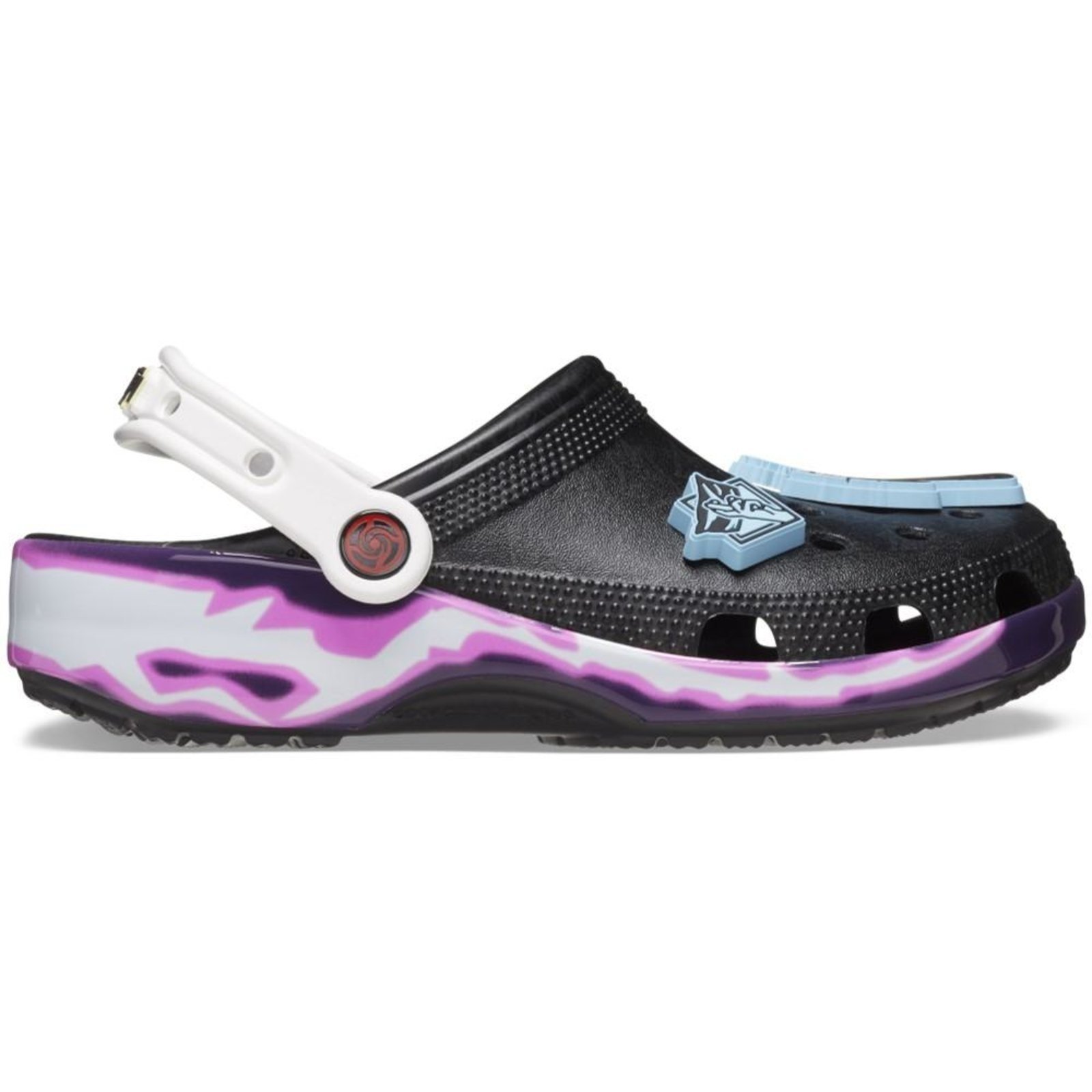 Sandália crocs jujutsu kaisen classic clog black Preto