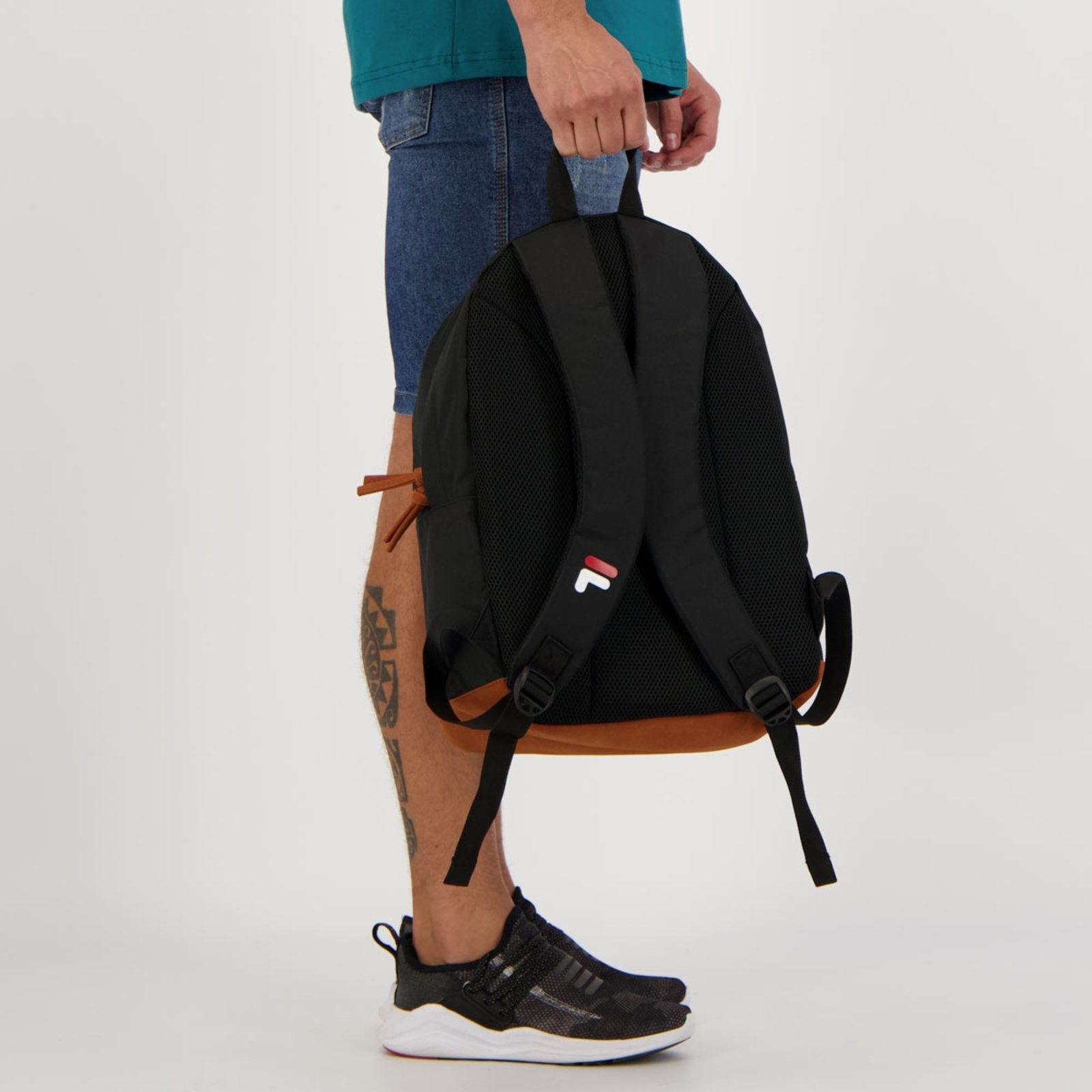 Vista 3 Mochila Fila Suede Preta preto Fila preto