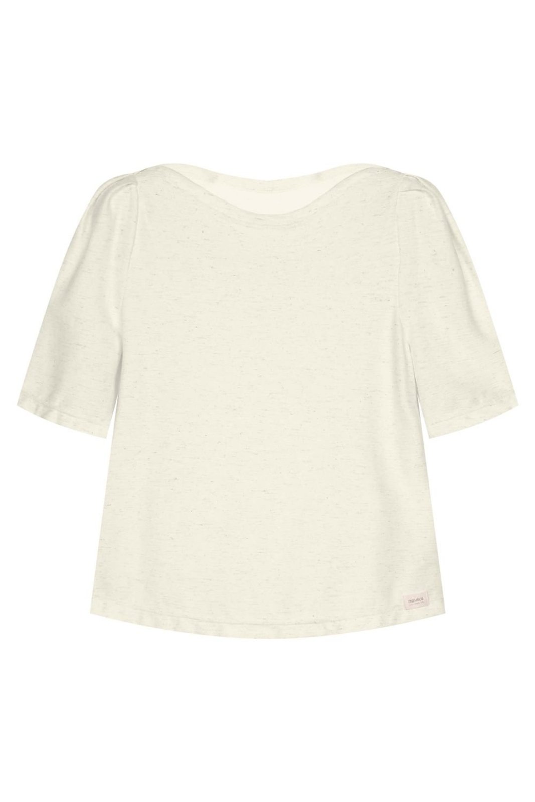 Blusa Feminina Comfy Com Pregas Marialícia Bege