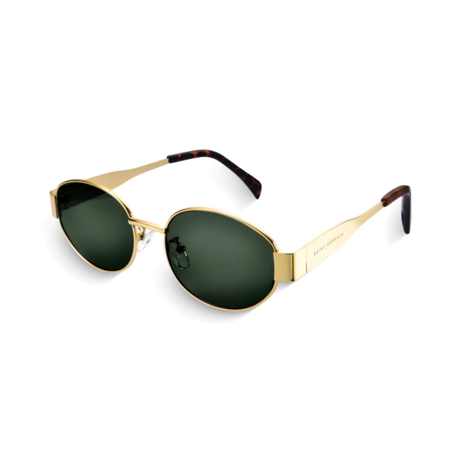 Óculos de Sol Oval Feminino Saint Germain Capri Verde