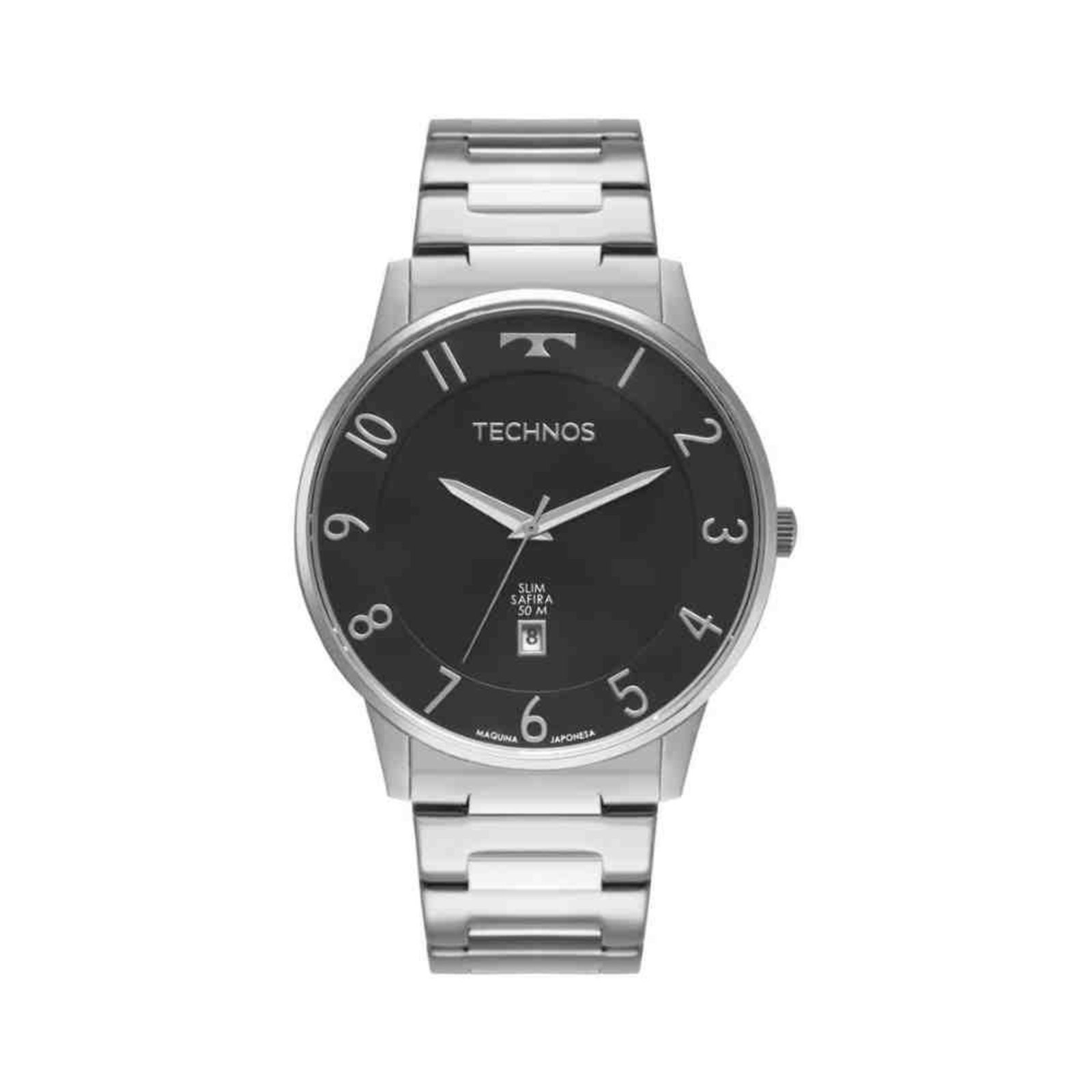 Relógio Technos Slim Prata Masculino GM10YQ/1P