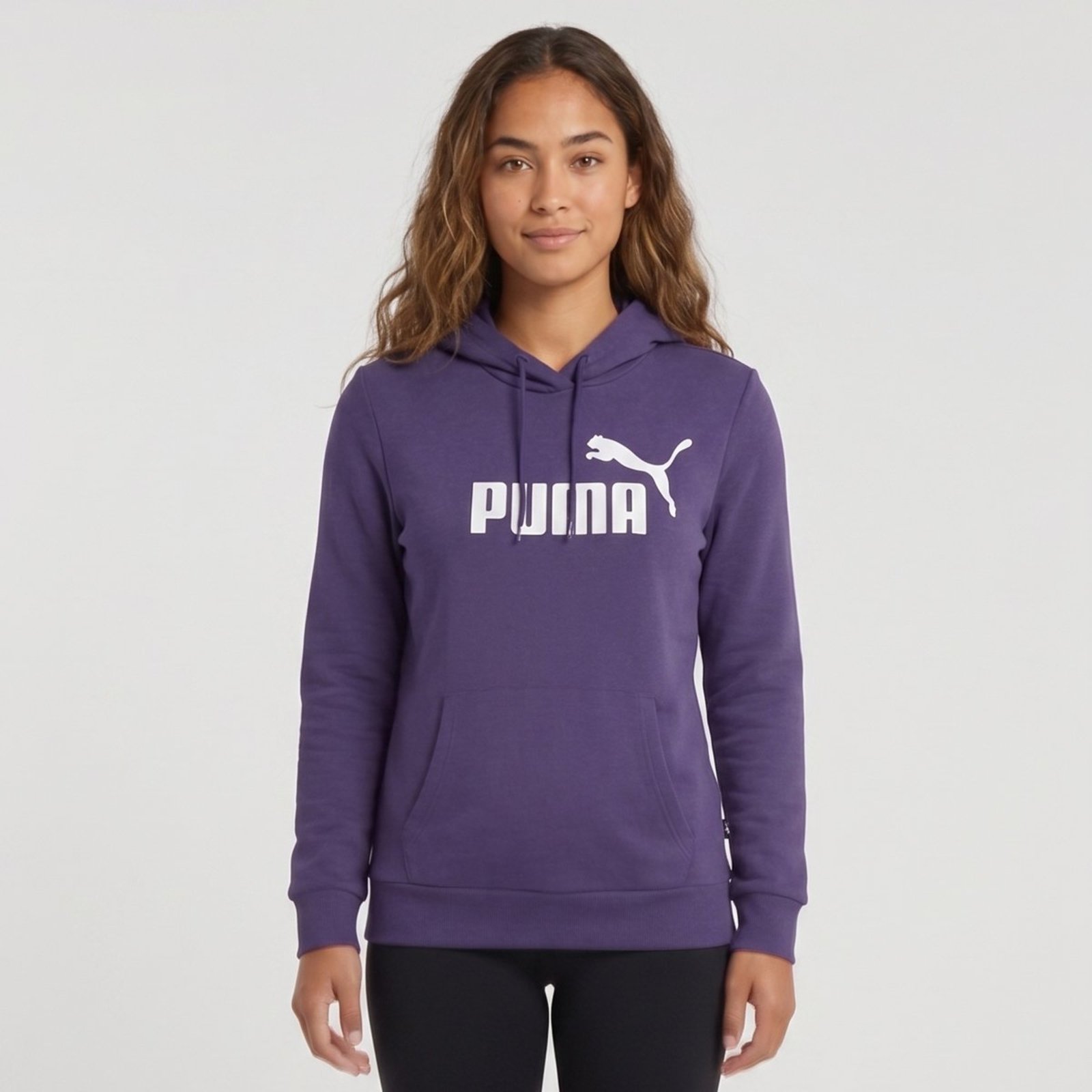 Moletom Puma Ess No.1 Logo Hoodie TR Feminina Roxa
