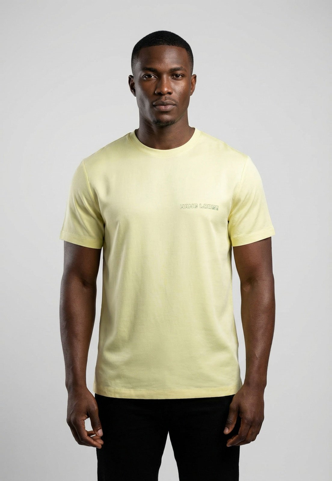 Vista 2 Camiseta Masculina Hang Loose Silk Plátano Amarela amarelo amarelo