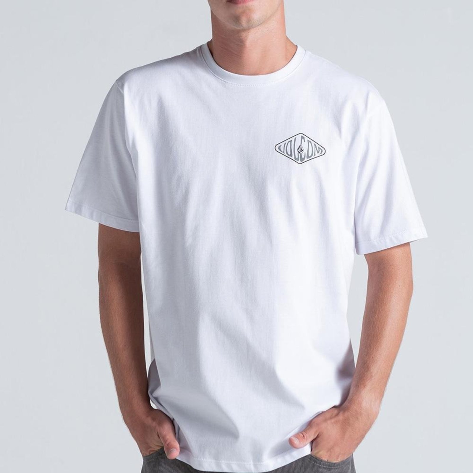 Camiseta Volcom Graphic WT26 Masculina Branco