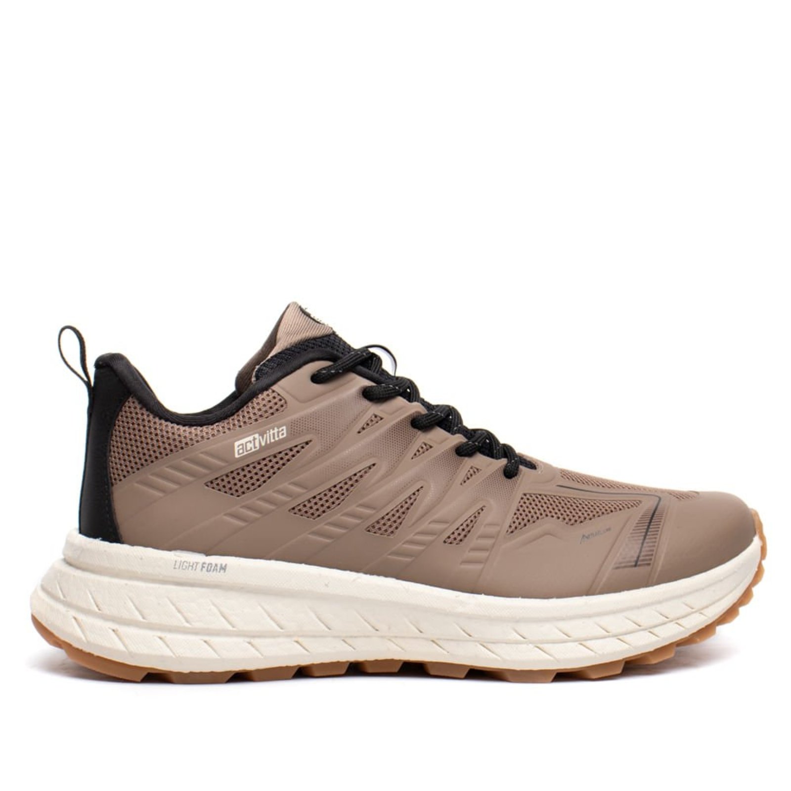 Tênis Masculino Actvitta Napa Light Foam Marrom/Preto
