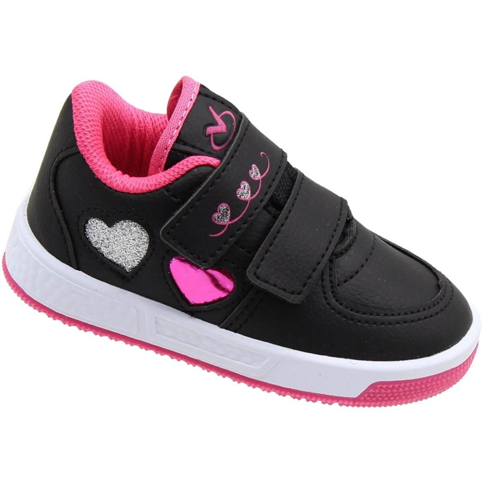 Infantil – Tênis Via Vip Fitas Autocolantes Menina