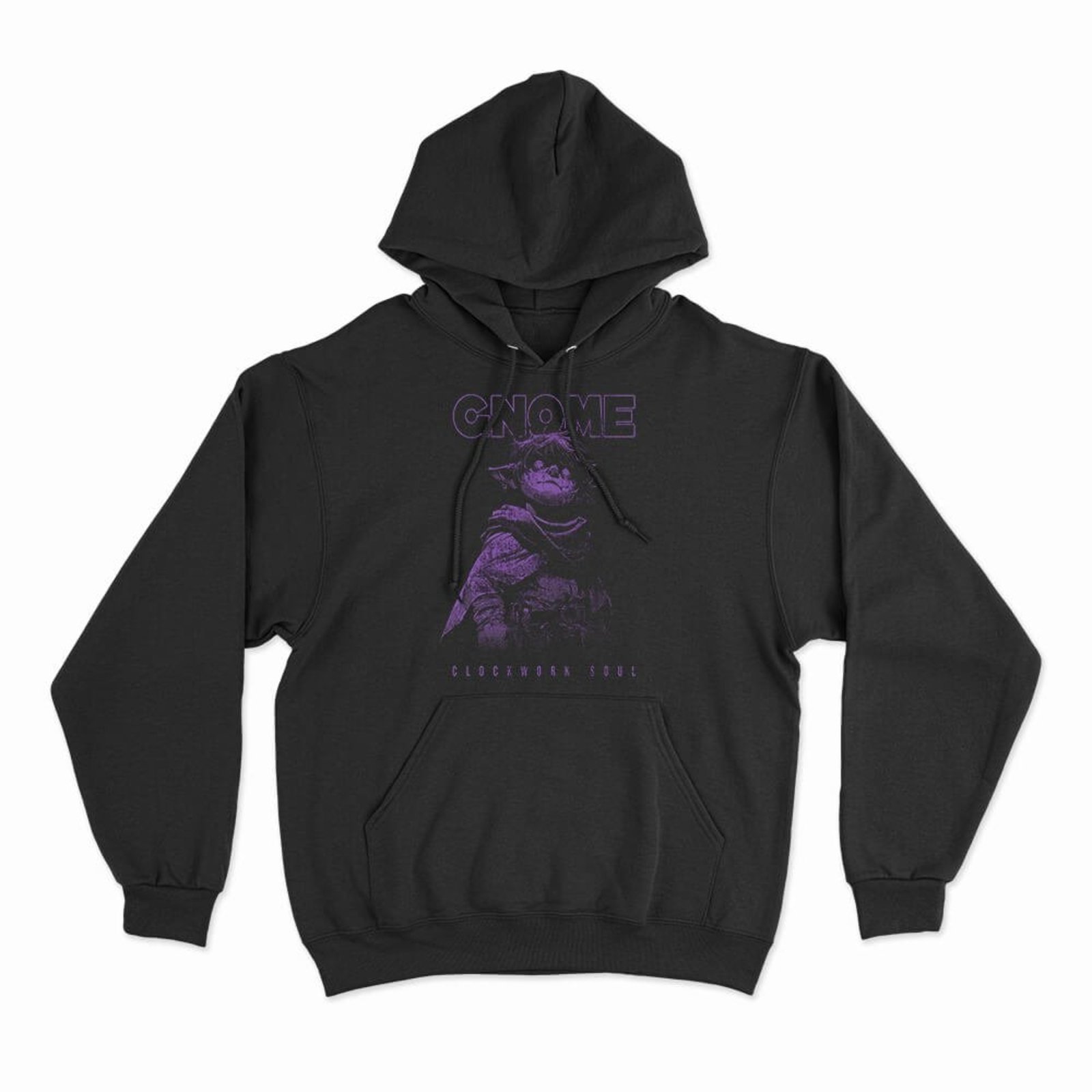 Moletom Com Capuz Gnome - Preto - Casual - Studio Geek