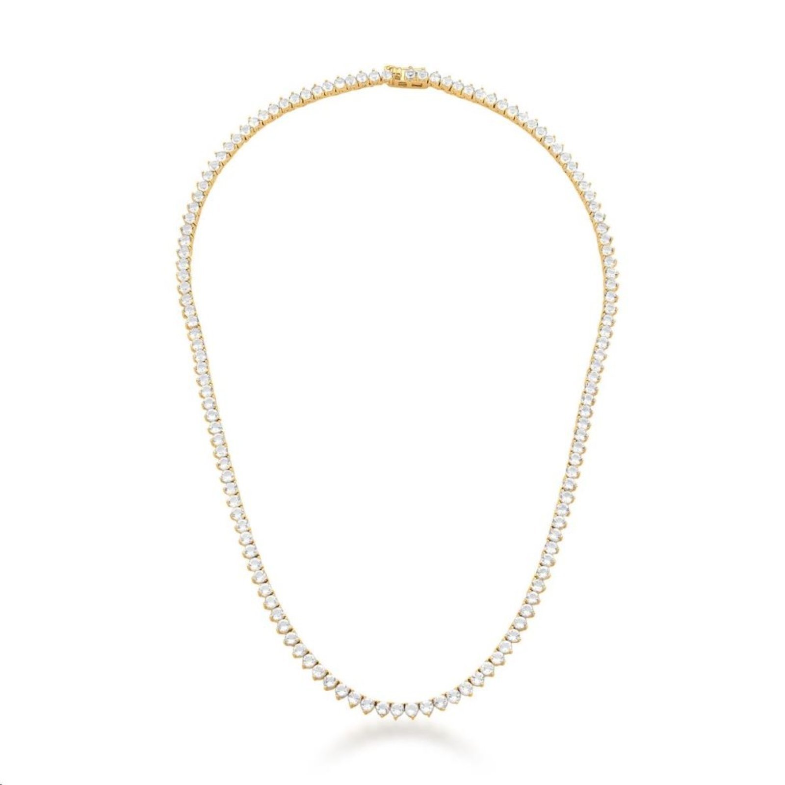 Infantil – Colar Riviera 3Pontas Brilhante Semijoia Banhado a Ouro 18K Ania Store
