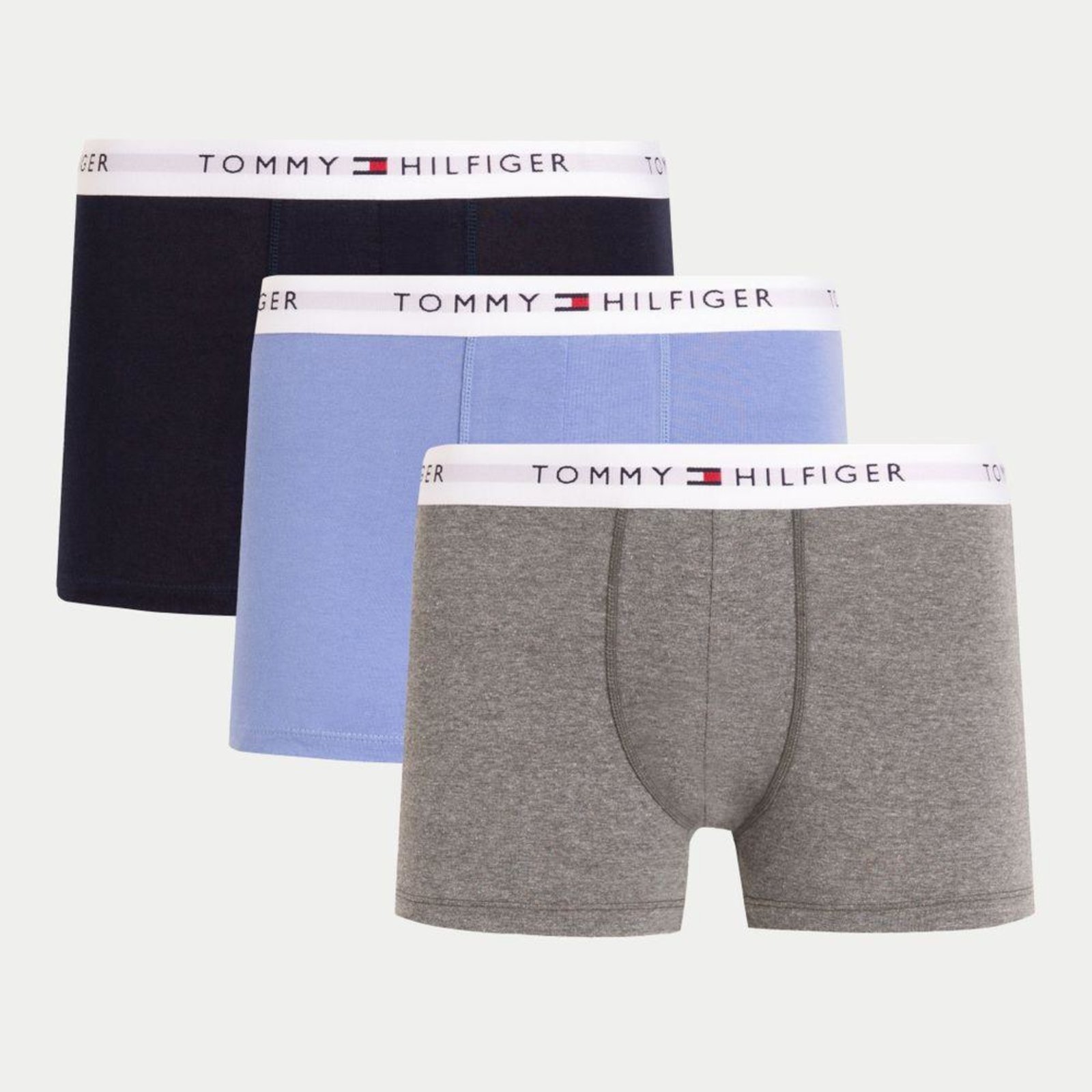 Pack 3 Cuecas Trunk Azul - Tommy Hilfiger Azul