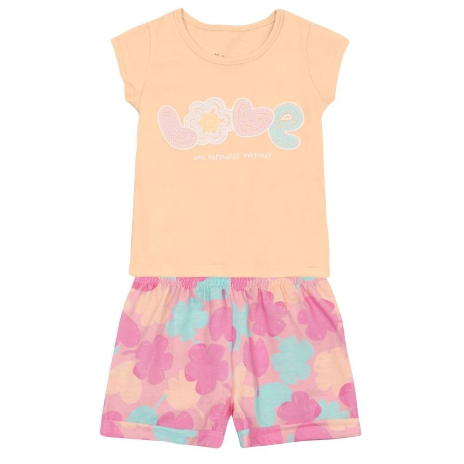 Infantil - Conjunto menina floral Brandili Baby
