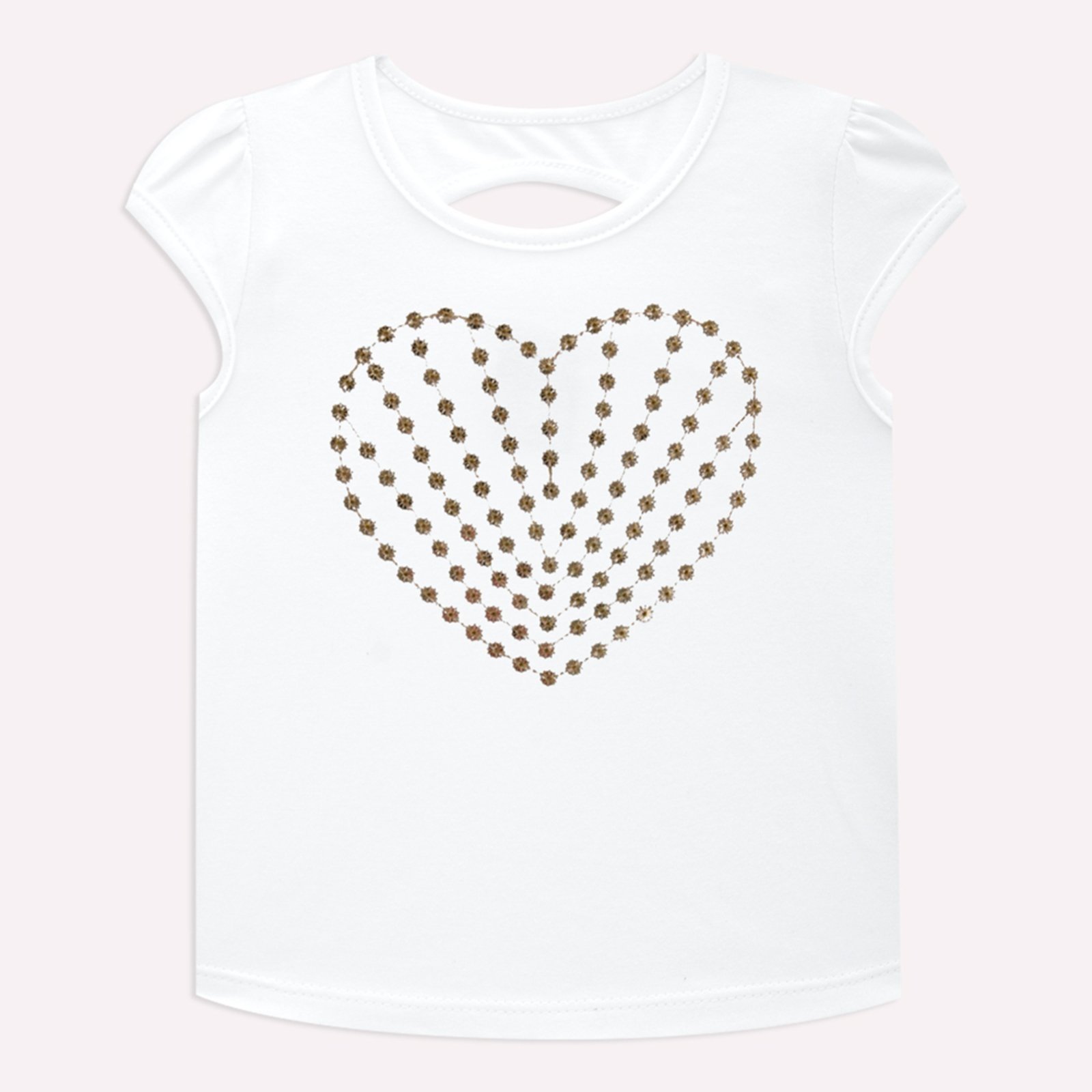 Infantil – Blusa Cropped Menina com Lantejoulas Kyly
