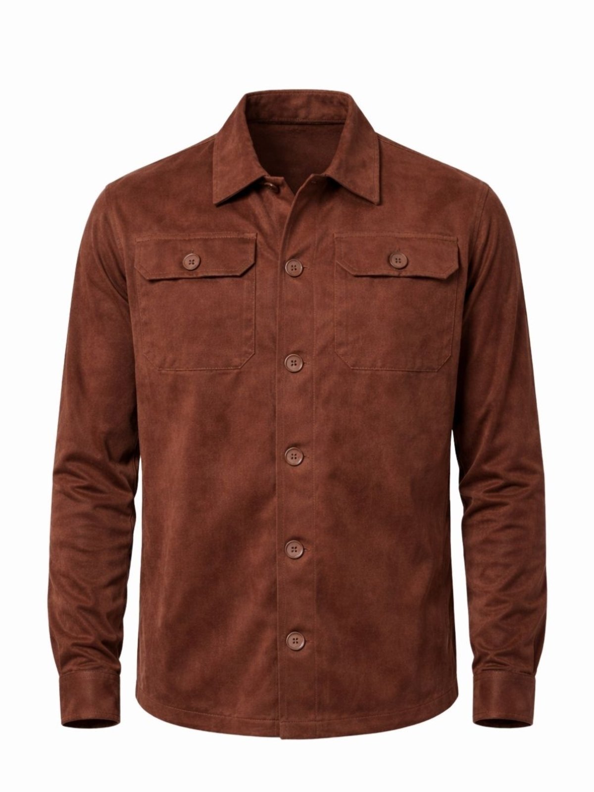 Camisa Masculina Suede Manga Longa Crocker - 49615