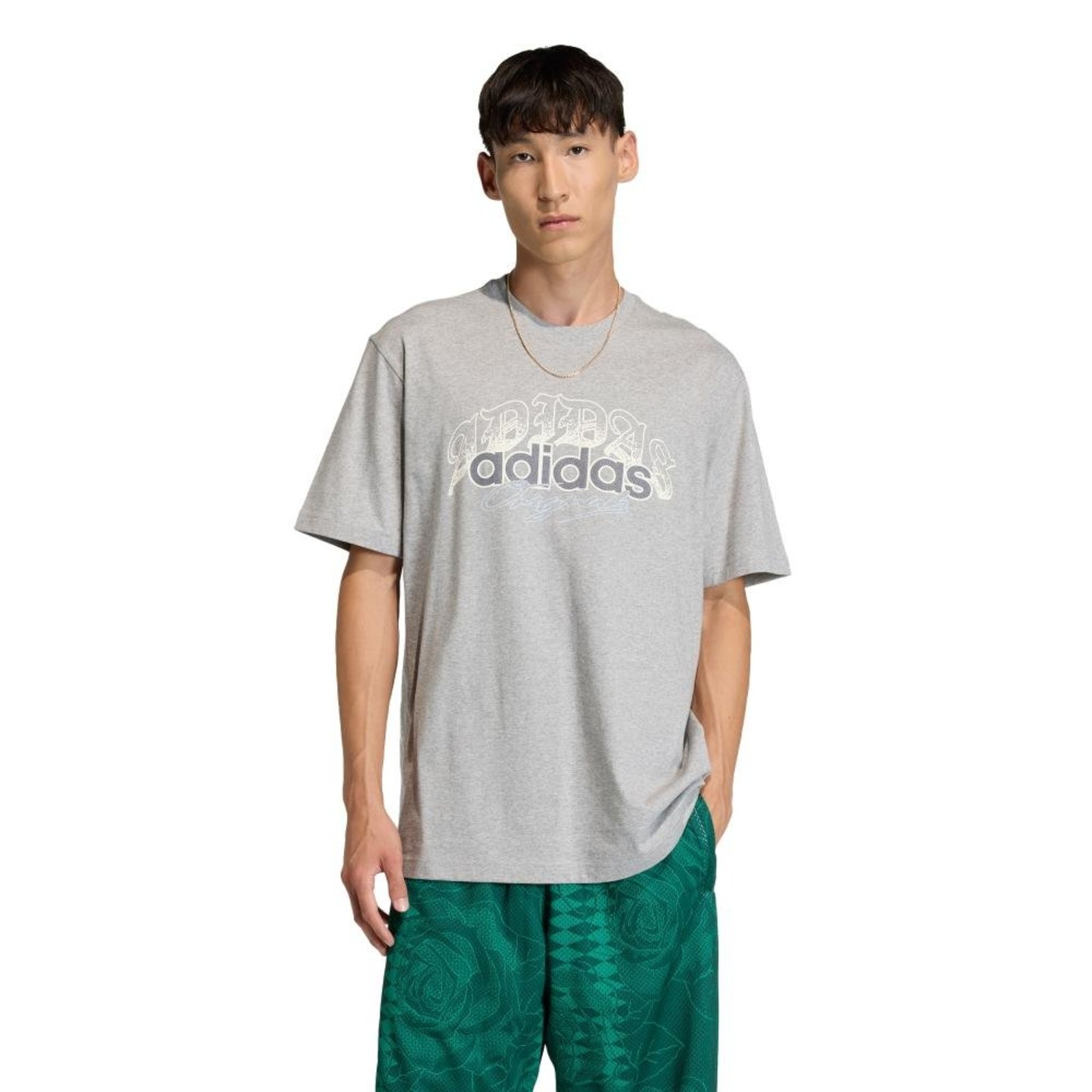CAMISETA GFX adidas Originals Cinza