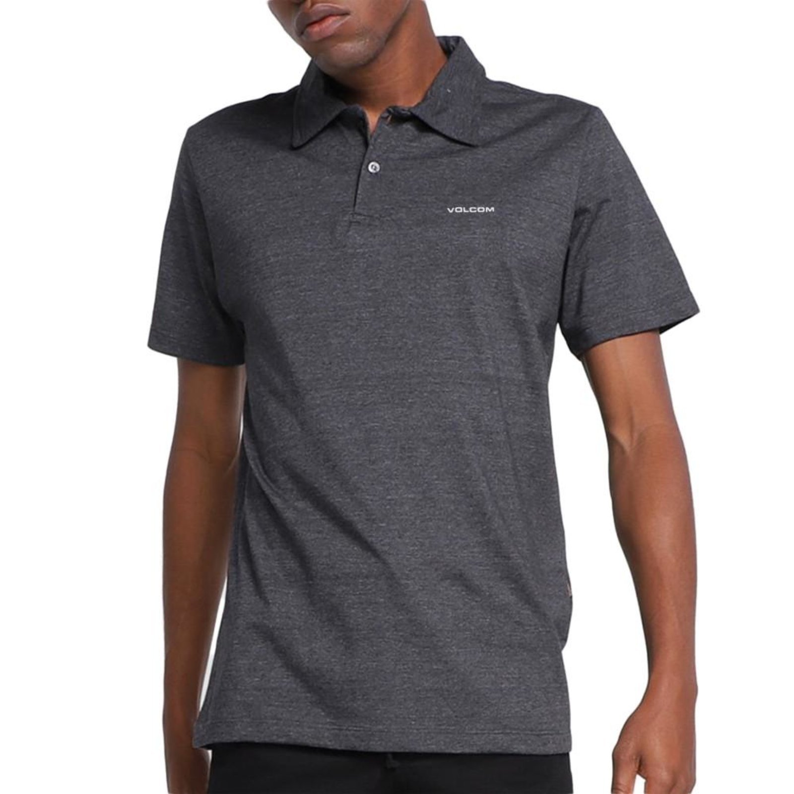 Camisa Volcom Corporate SM23 Masculina Preto Mescla