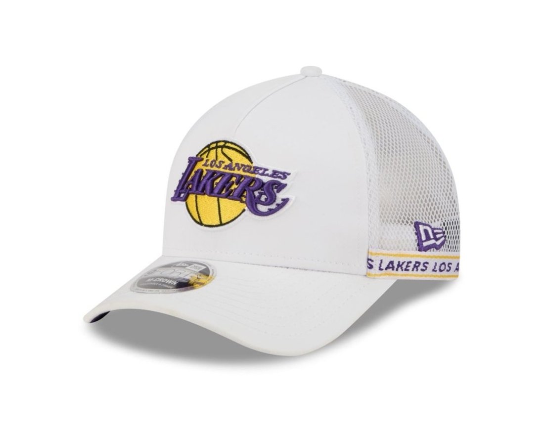 Bone New Era 9FORTY M-CROWN Los Angeles Lakers NBA Branco