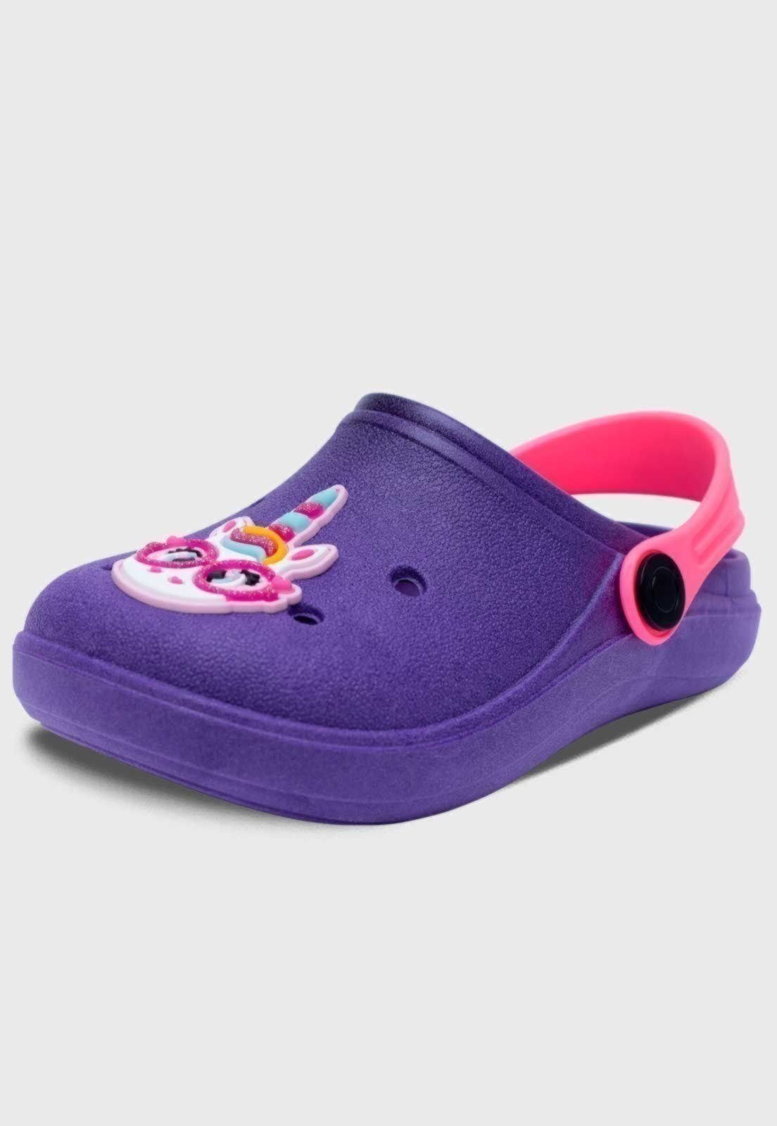 Infantil – Babuche Popidi Unicornio Roxo