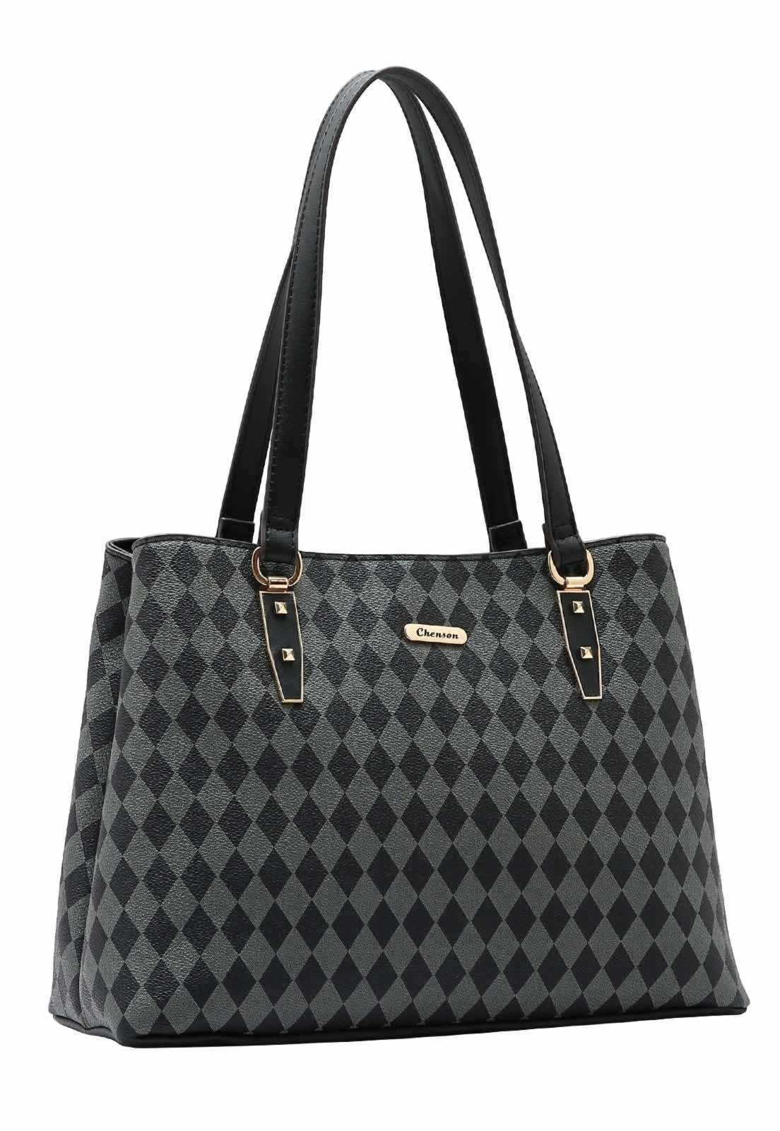 Bolsa Feminina Chenson Original Geométrica Ombro 3484848