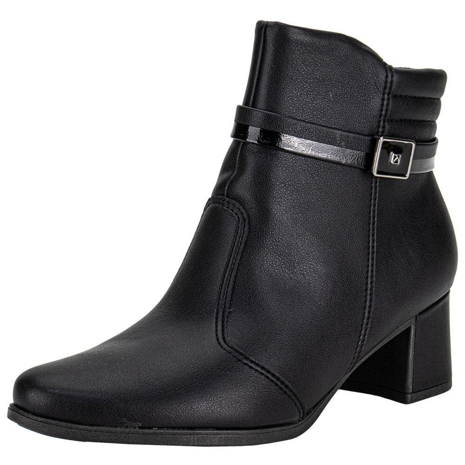 Bota Feminina Cano Baixo Danubia Piccadilly 654061 0084061 Preto