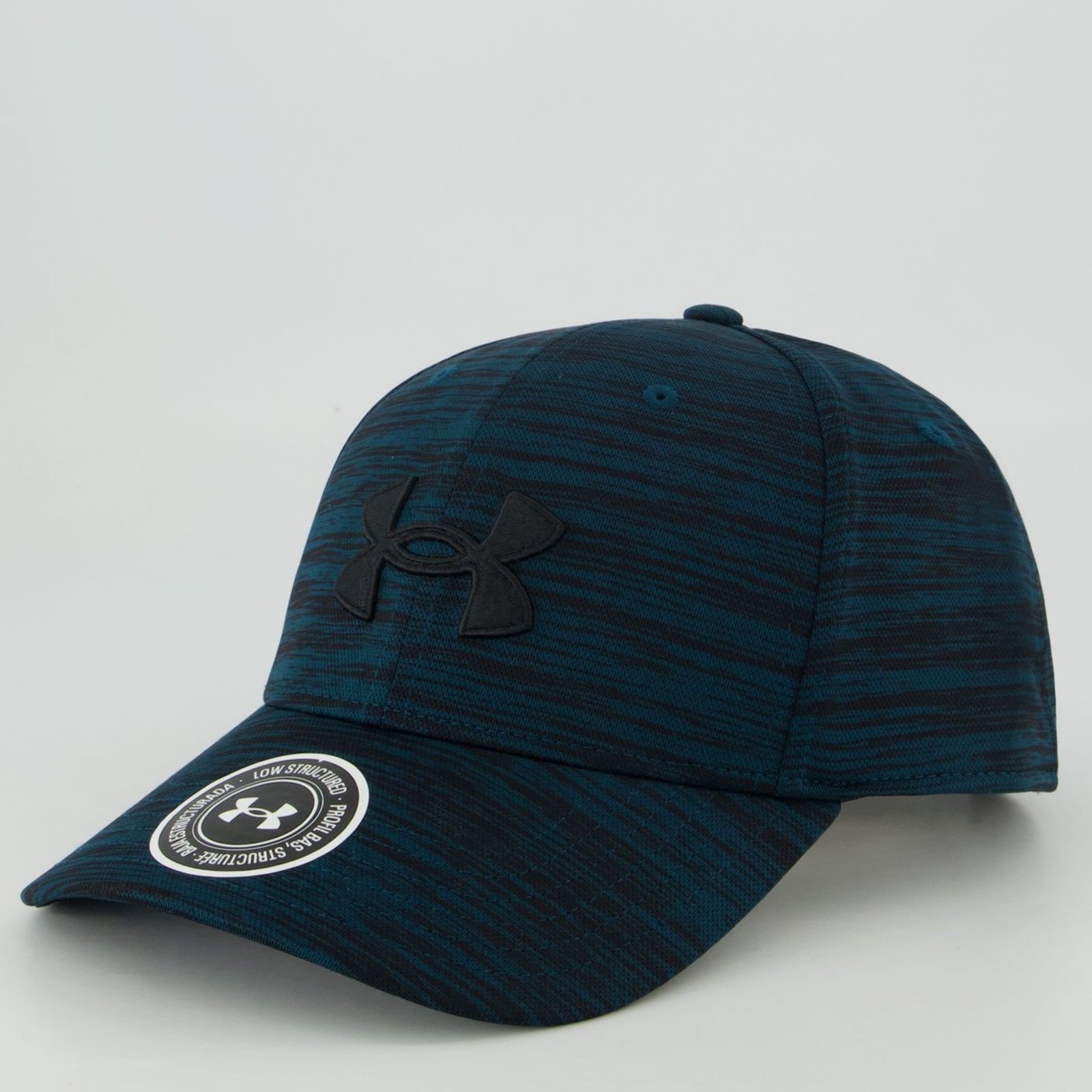 Boné Under Armour Blitzing Low ADJ Verde e Preto